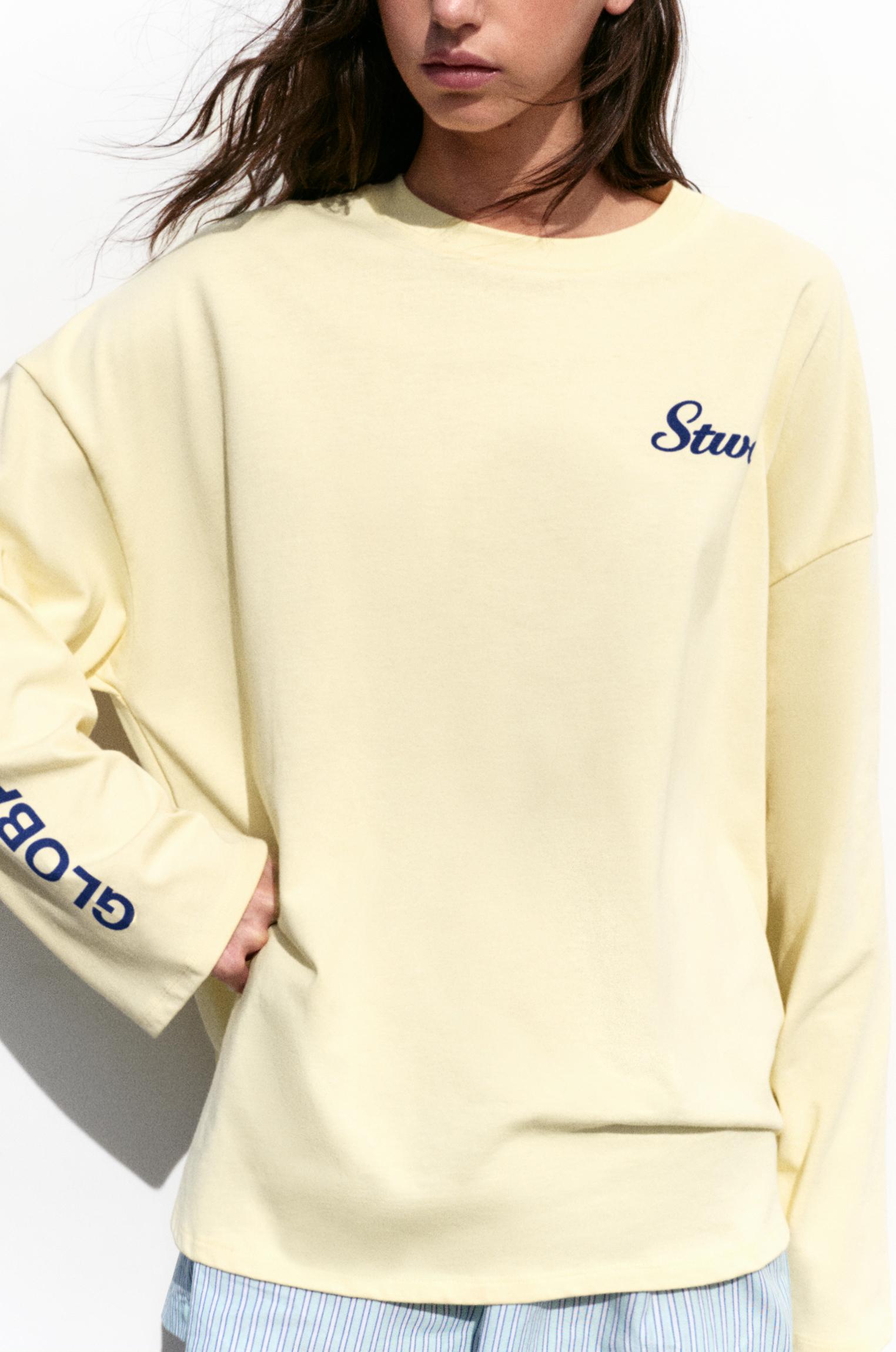 Long sleeve STWD T-shirt — Yellow