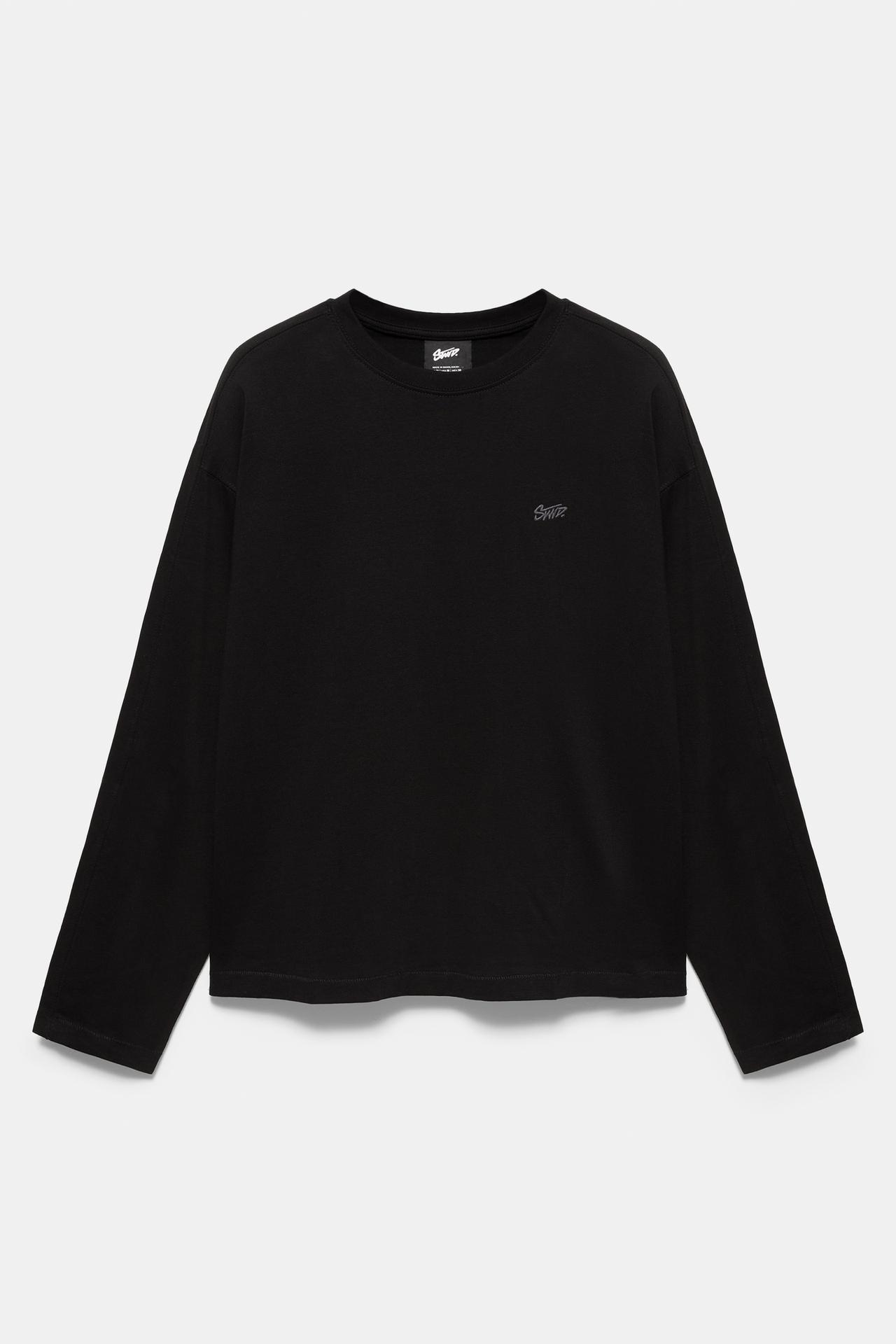STWD long sleeve T-shirt — Black