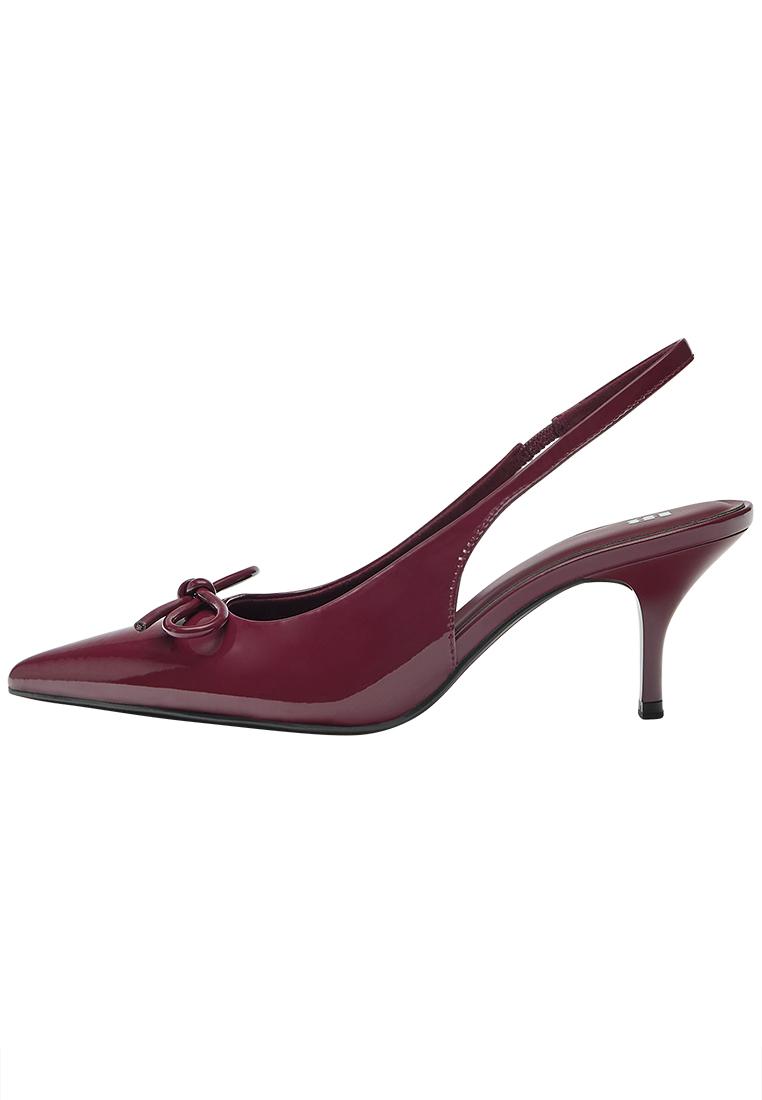 Fiyonk detaylı rugan topuklu ayakkabı - Görsel 42