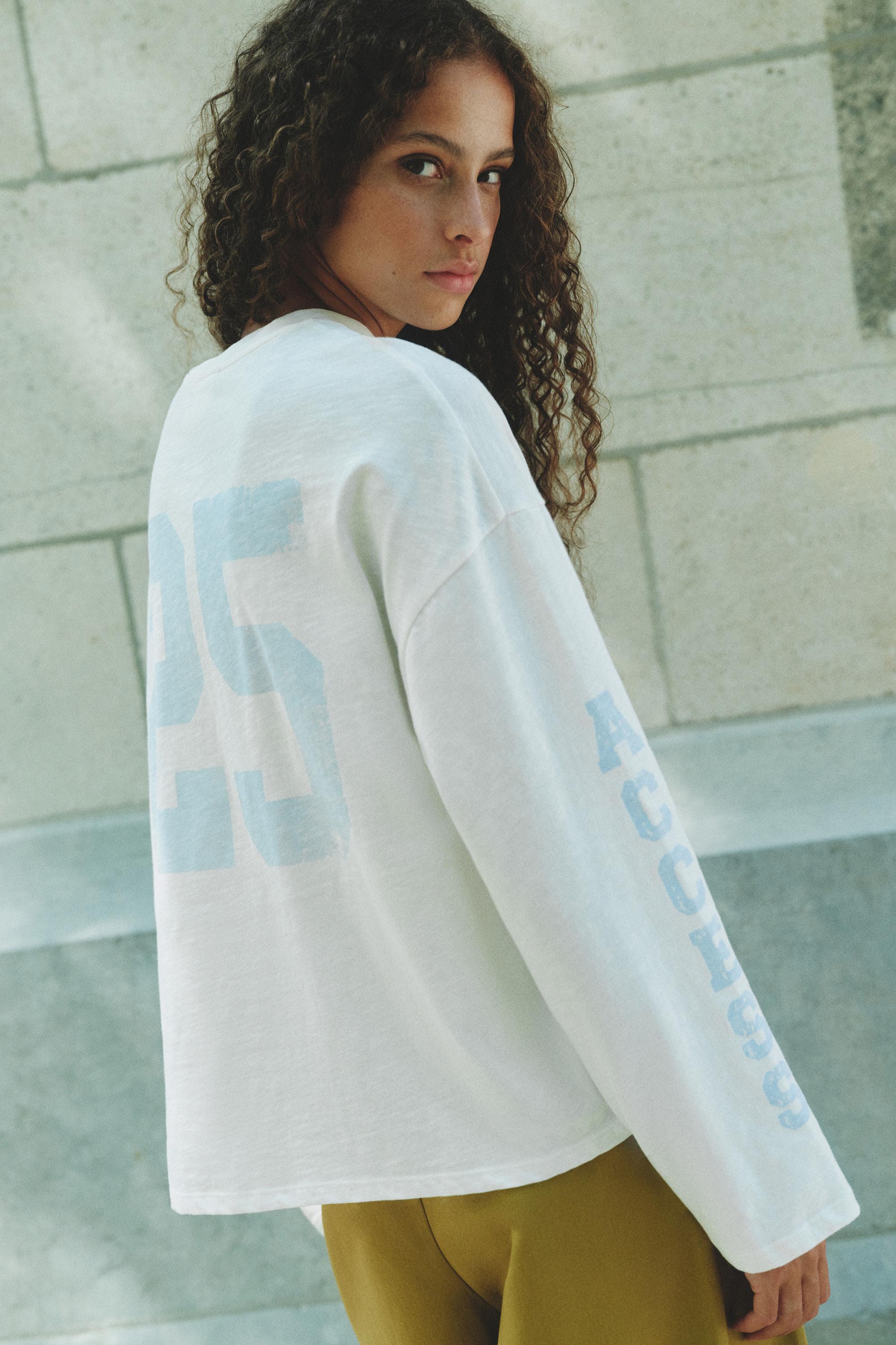 Regular fit graphic T-shirt — White