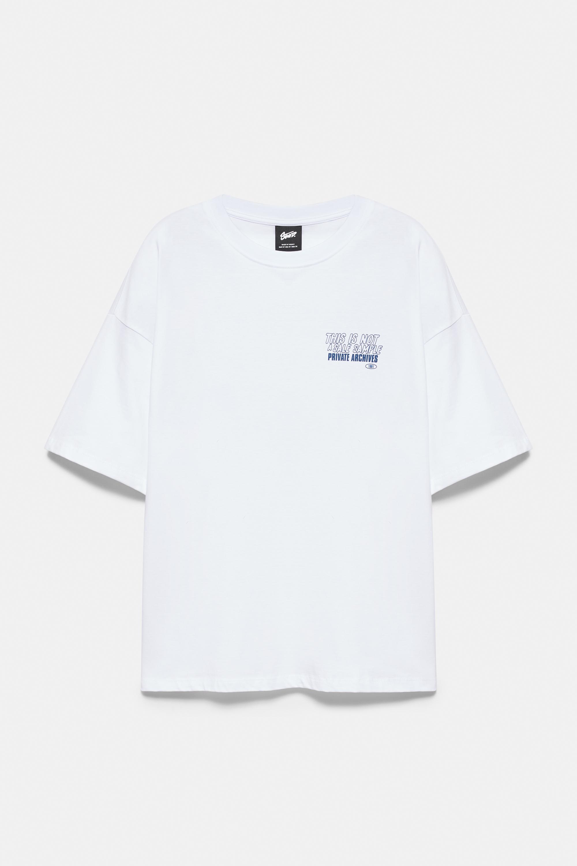 STWD Private Archives graphic T-shirt — White (alternate view)