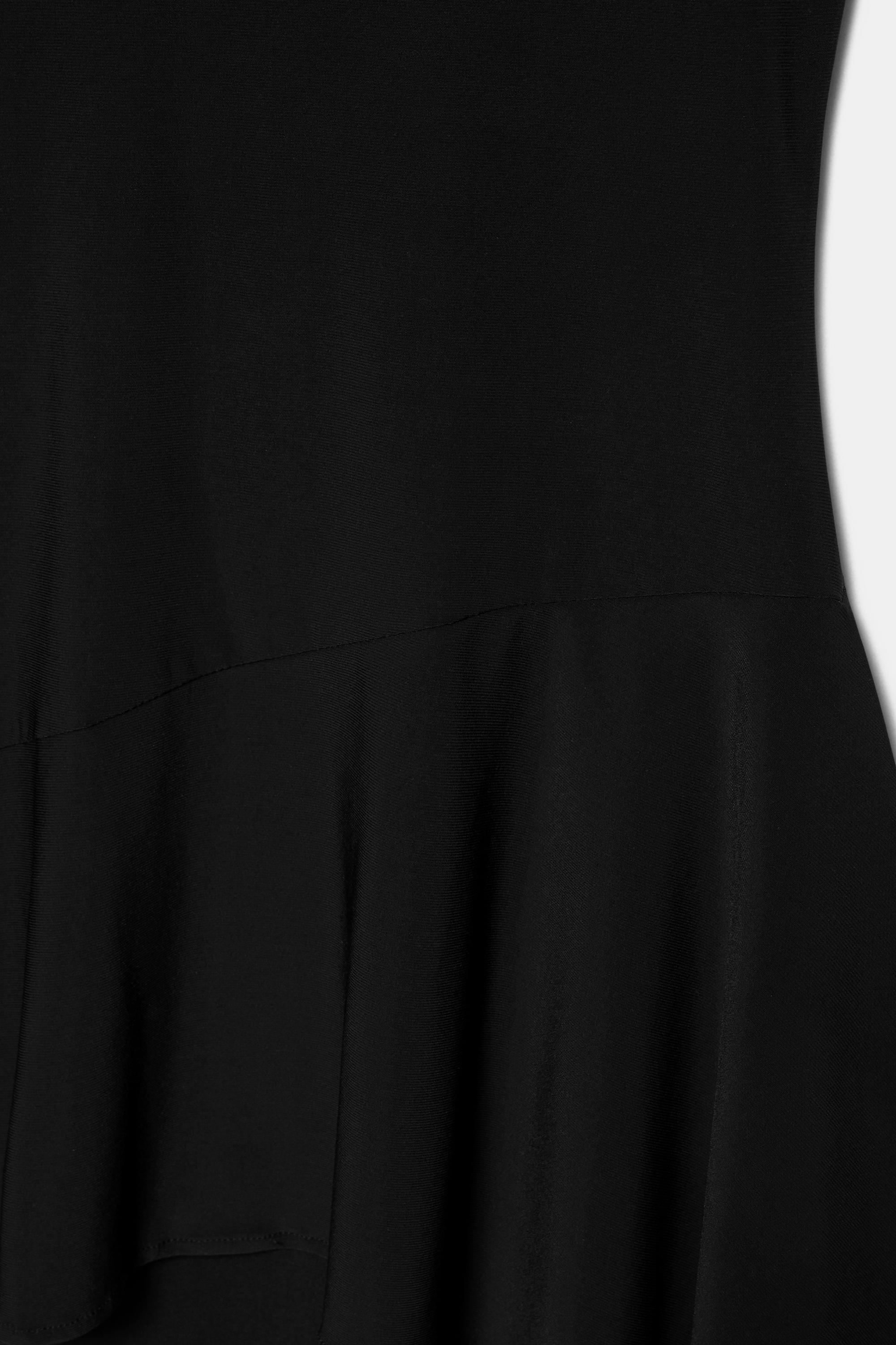 Short halter dress — Black