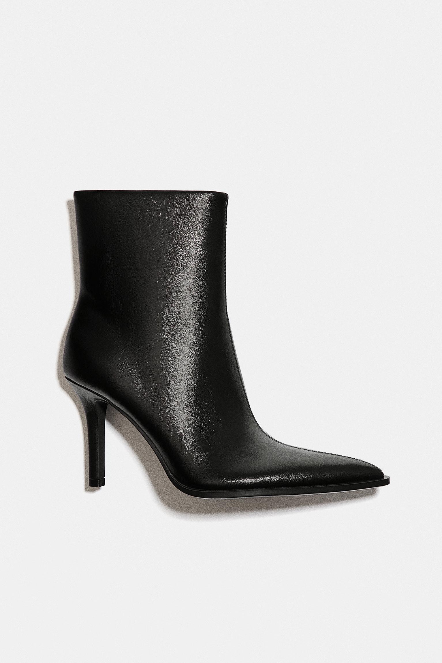 Stiletto heel ankle boots — Black