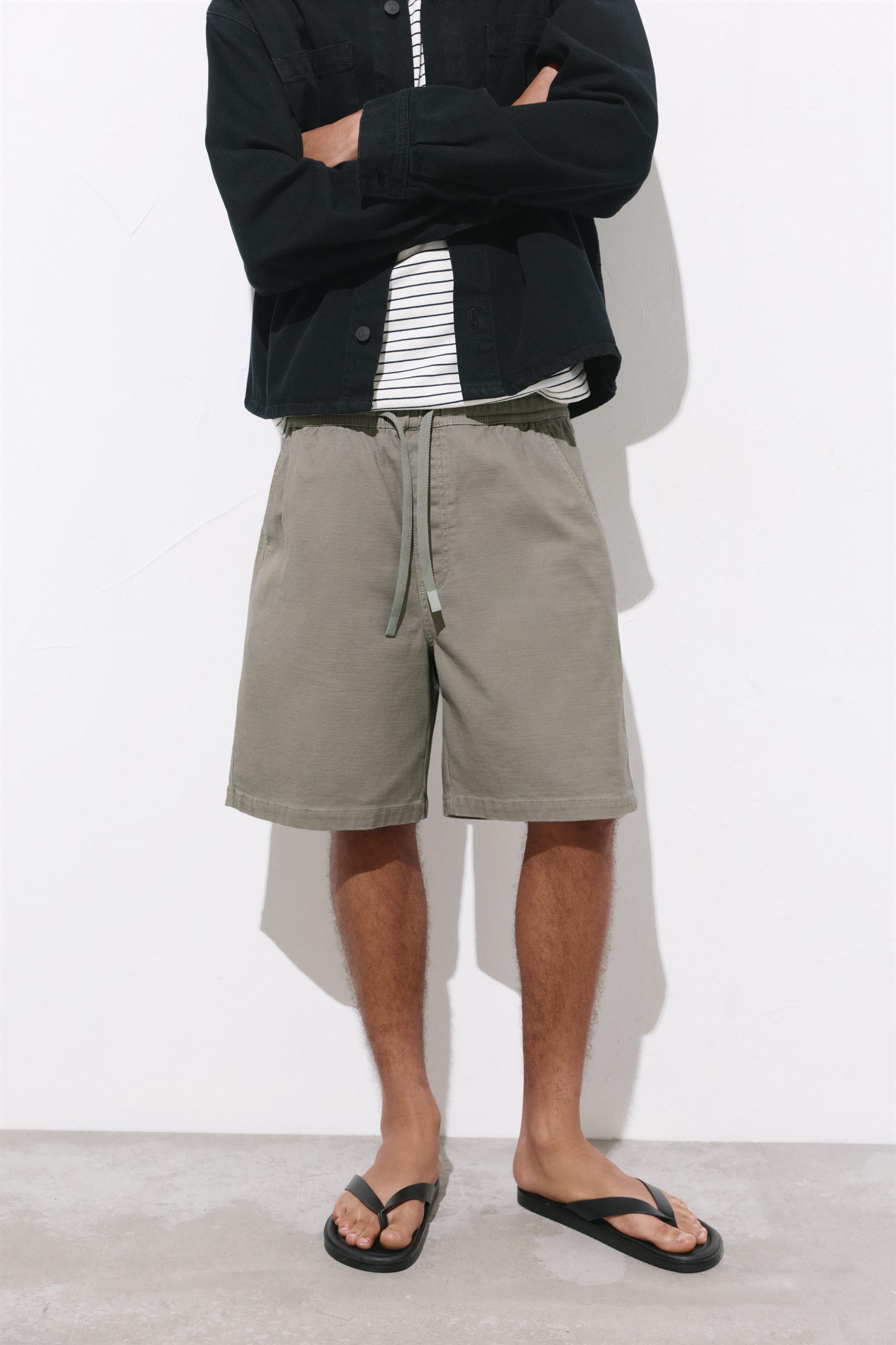 Bermuda sweat shorts — Grey