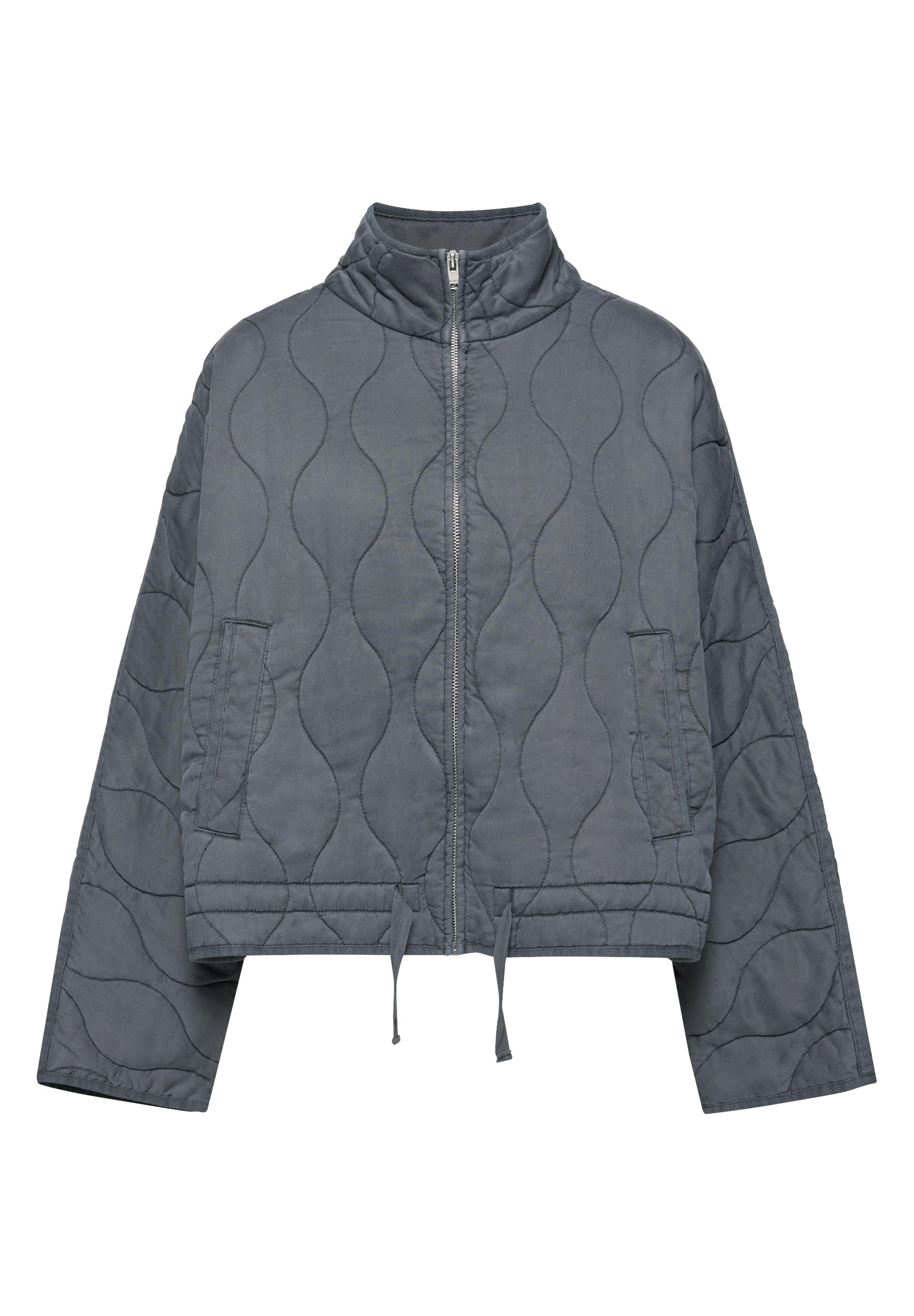 Dik yaka şişme mont - Görsel 2