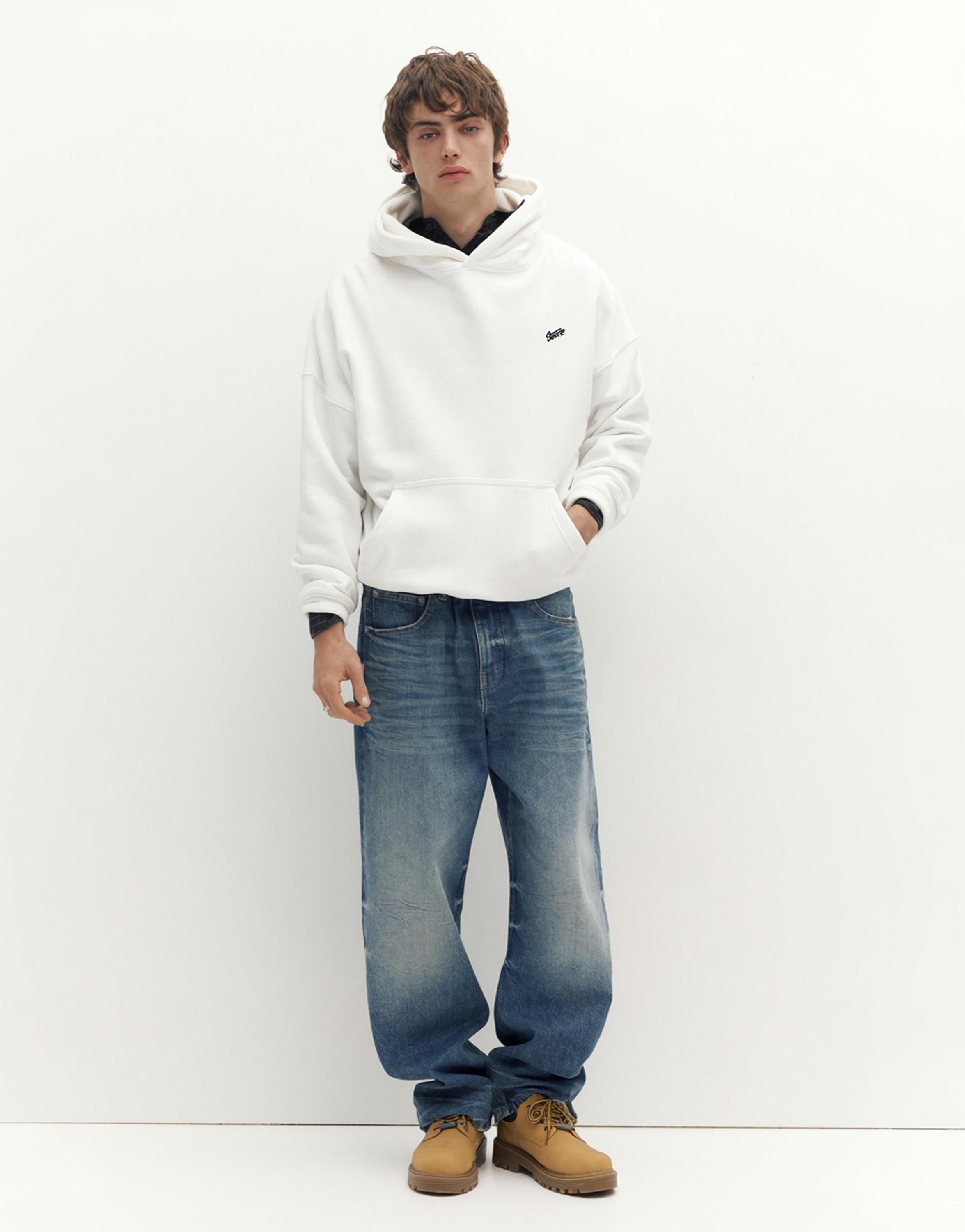 STWD kapüşonlu sweatshirt - Görsel 13