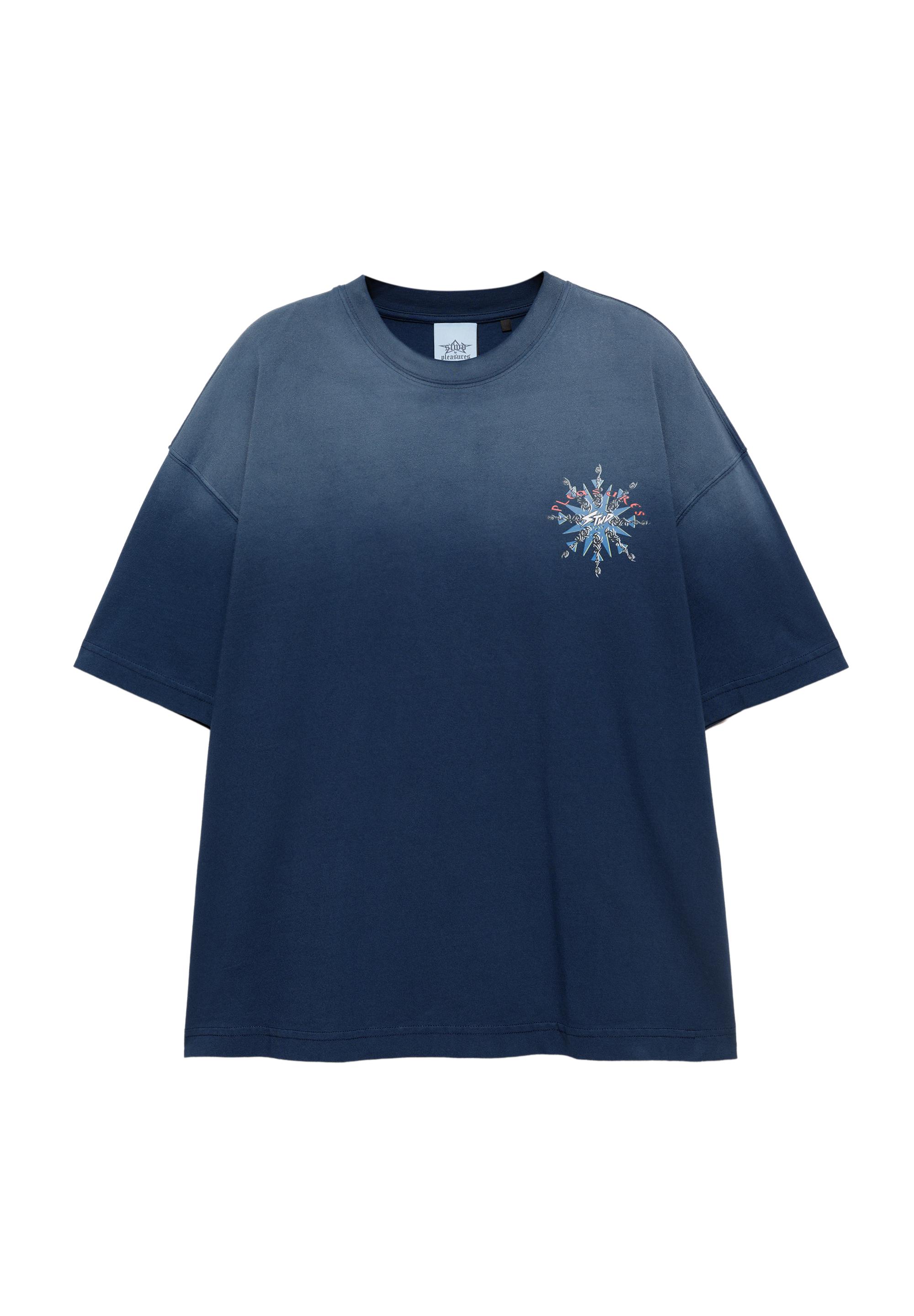 Pleasures x STWD boxy T-shirt — Dark blue