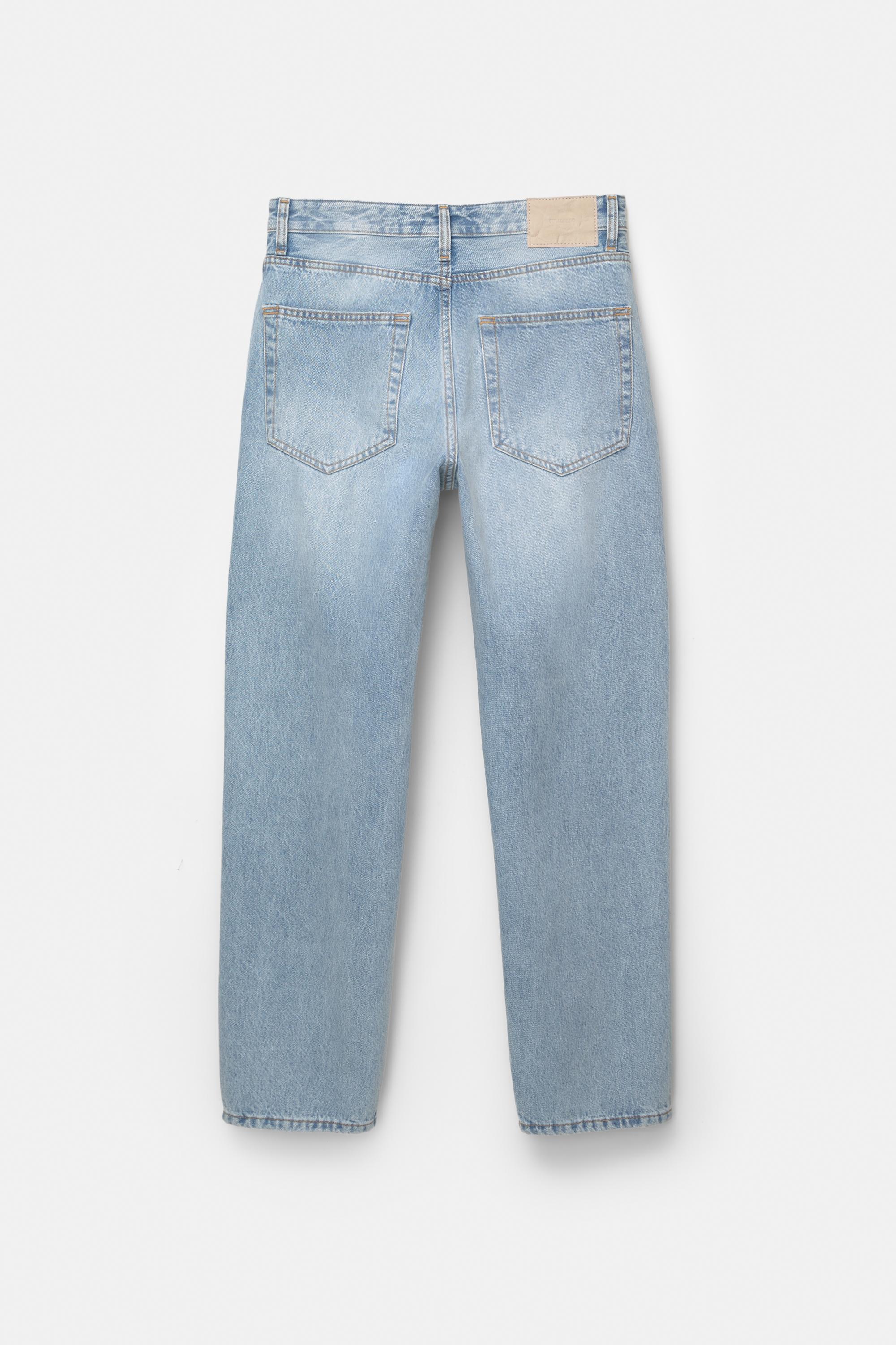 Straight-leg jeans — Pale indigo