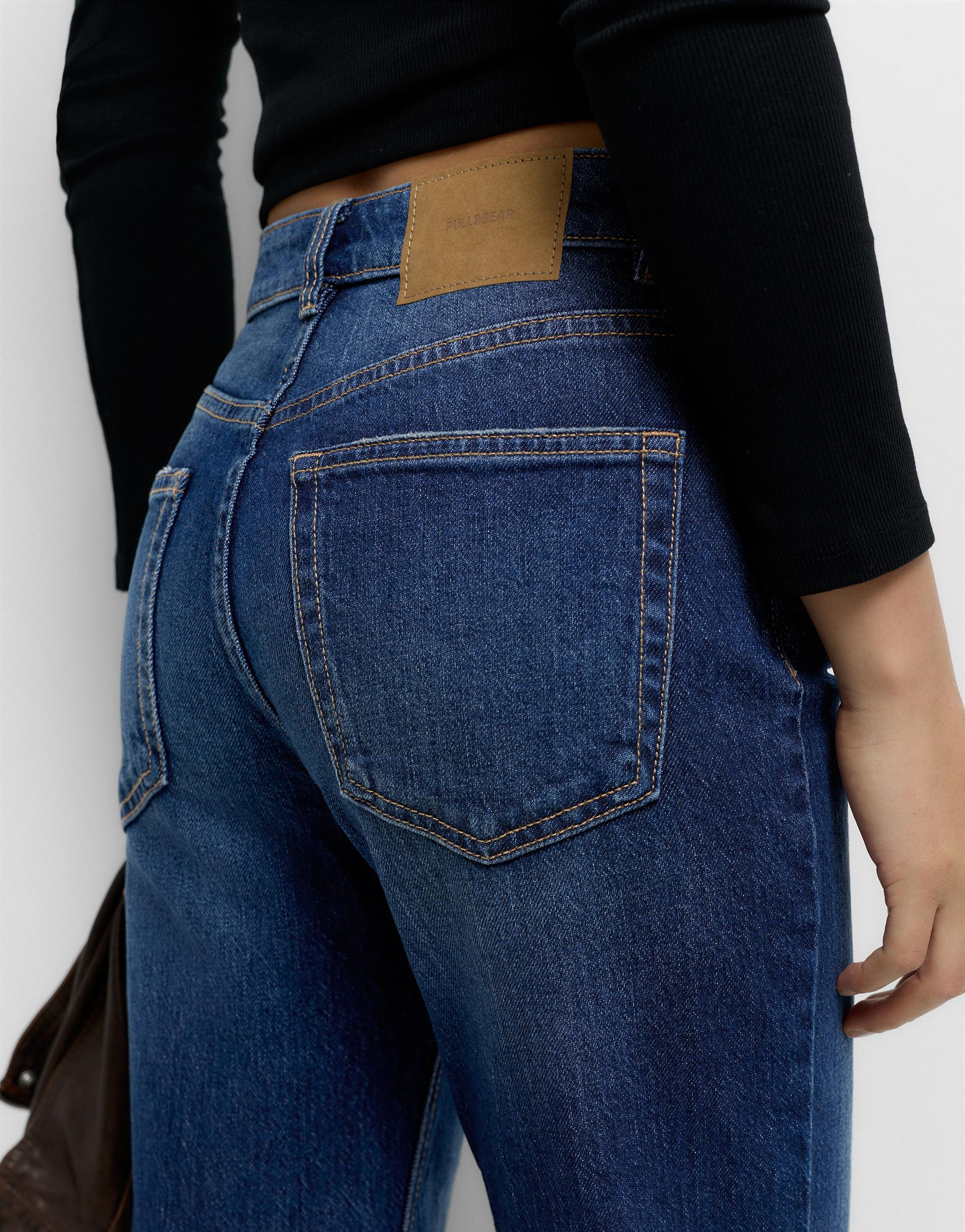 Slim fit comfort jeans — Navy