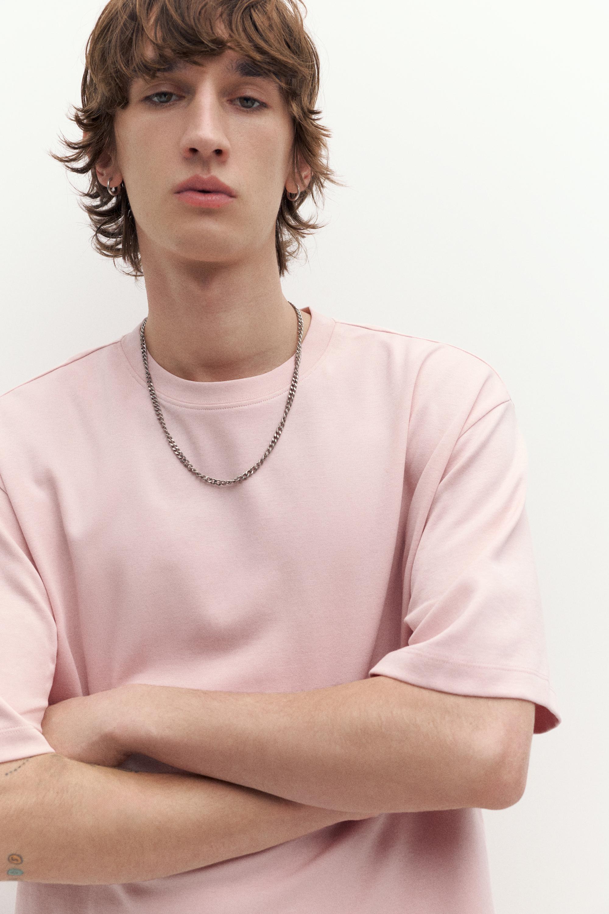 Boxy T-shirt — Pink