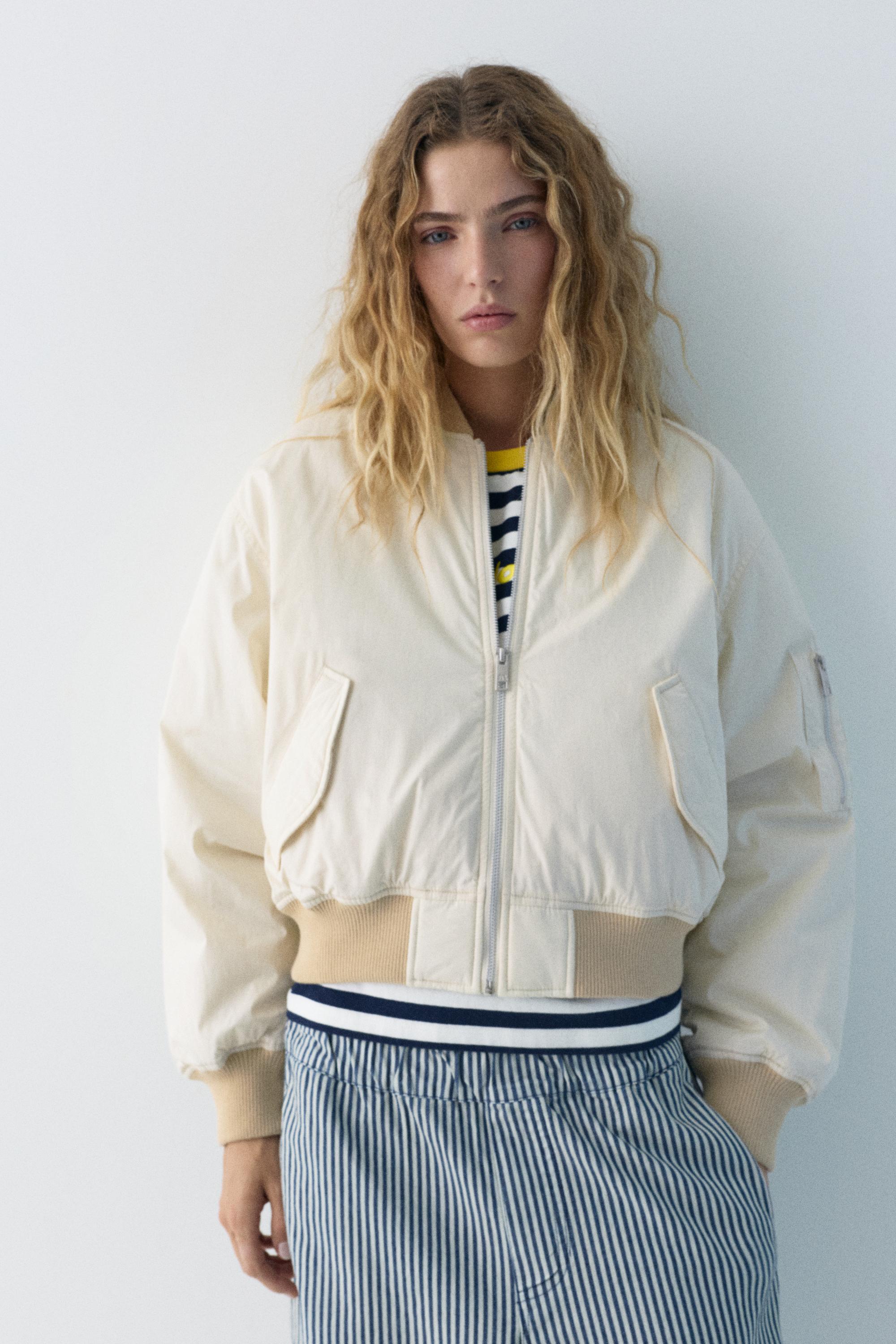 Bomber jacket — Vanilla