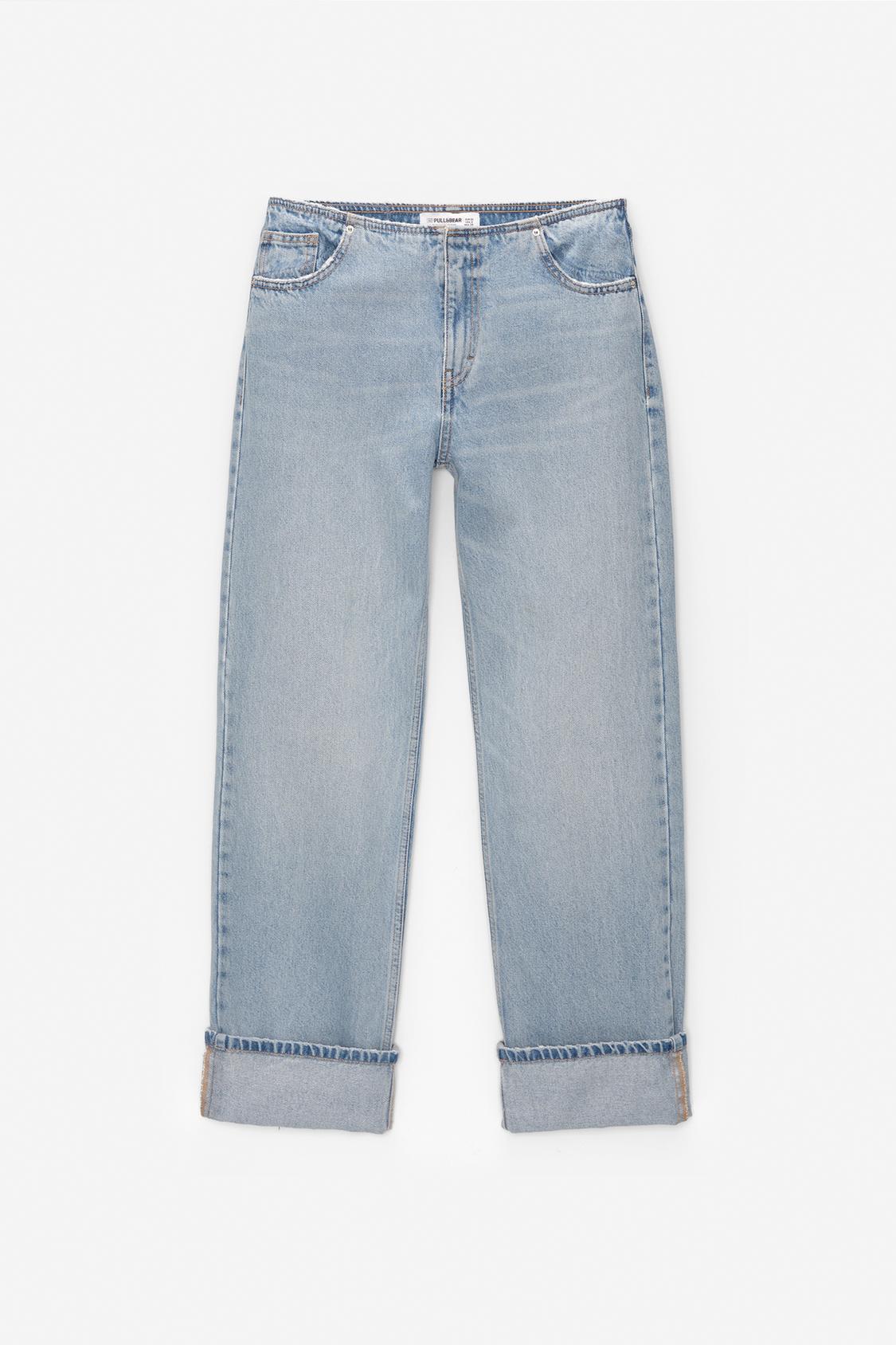 Straight-Leg-Jeans mit Mid-Rise-Bund - PULL&BEAR