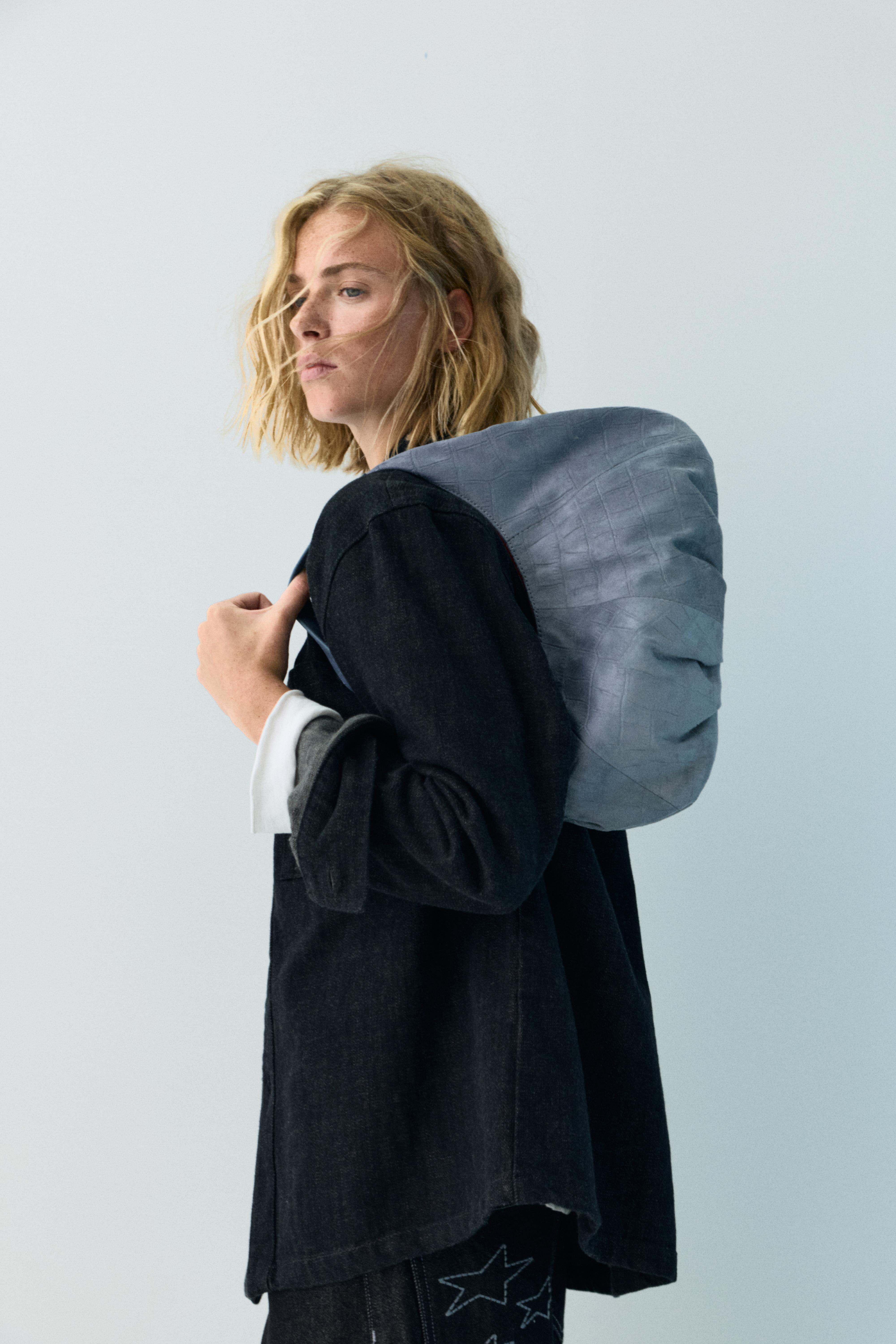 Mala De Ombro Com Textura