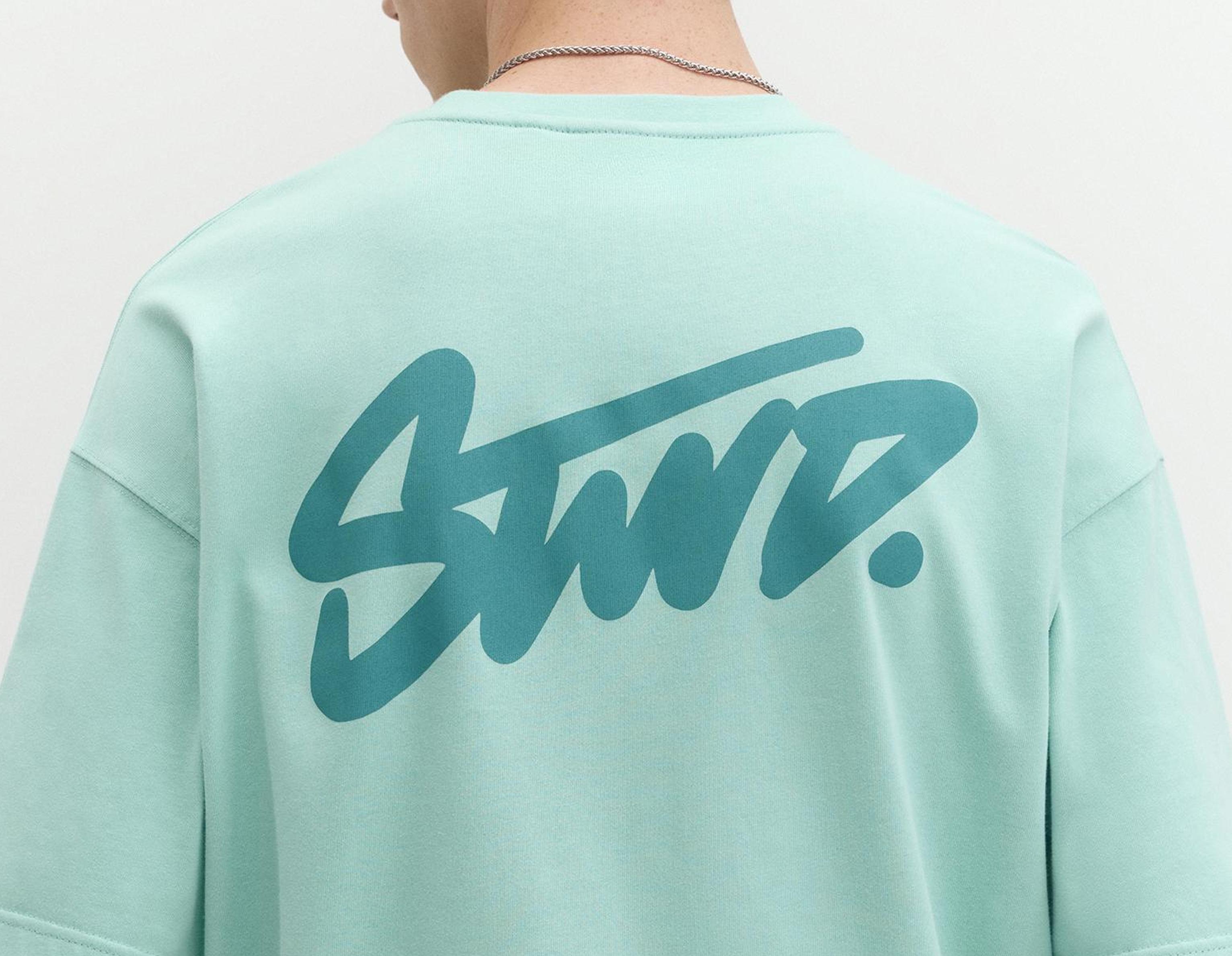 STWD logo boxy T-shirt — Green