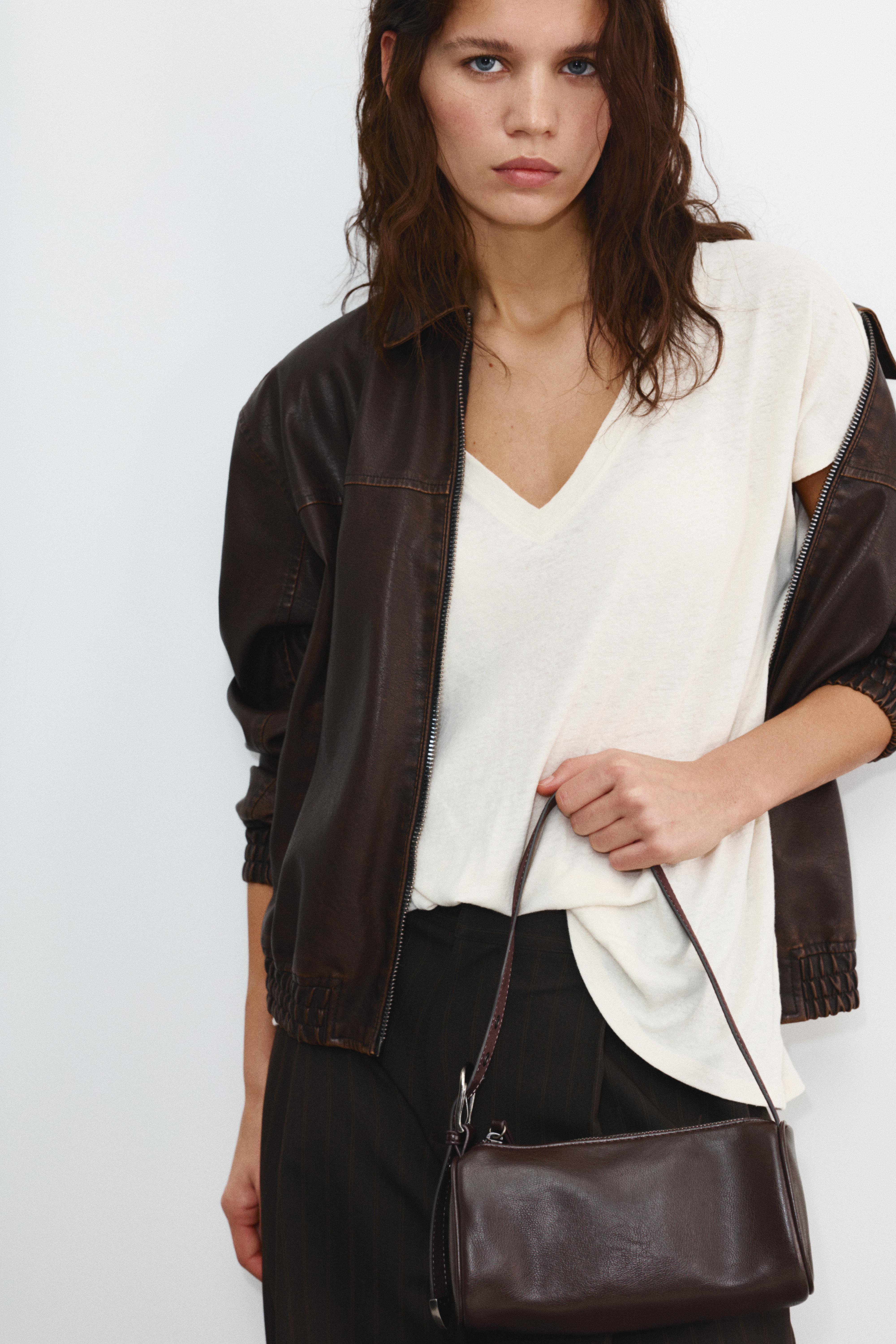 Tokalı kol çantası - Görsel 13