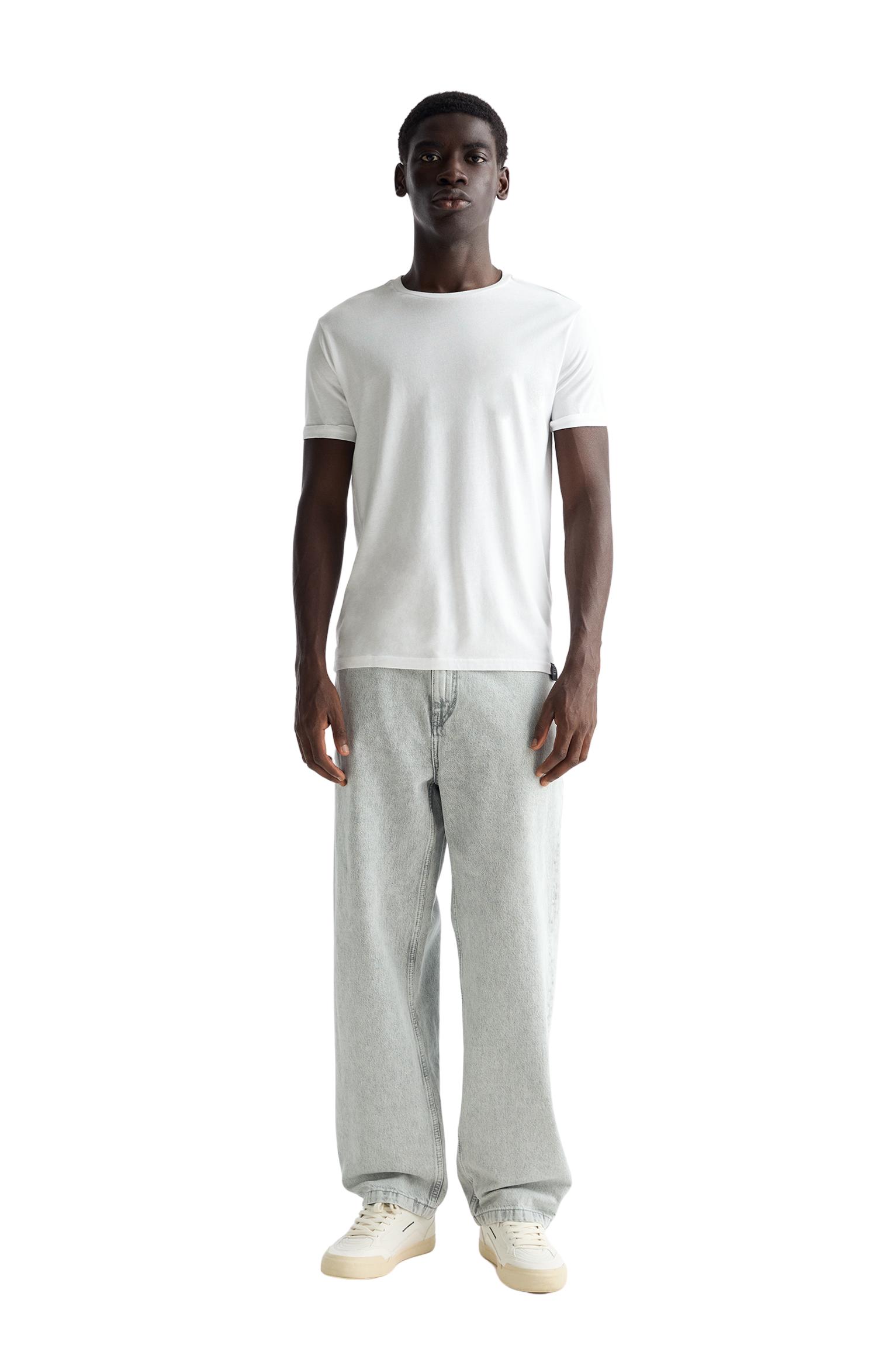 Muscle fit T-shirt — White
