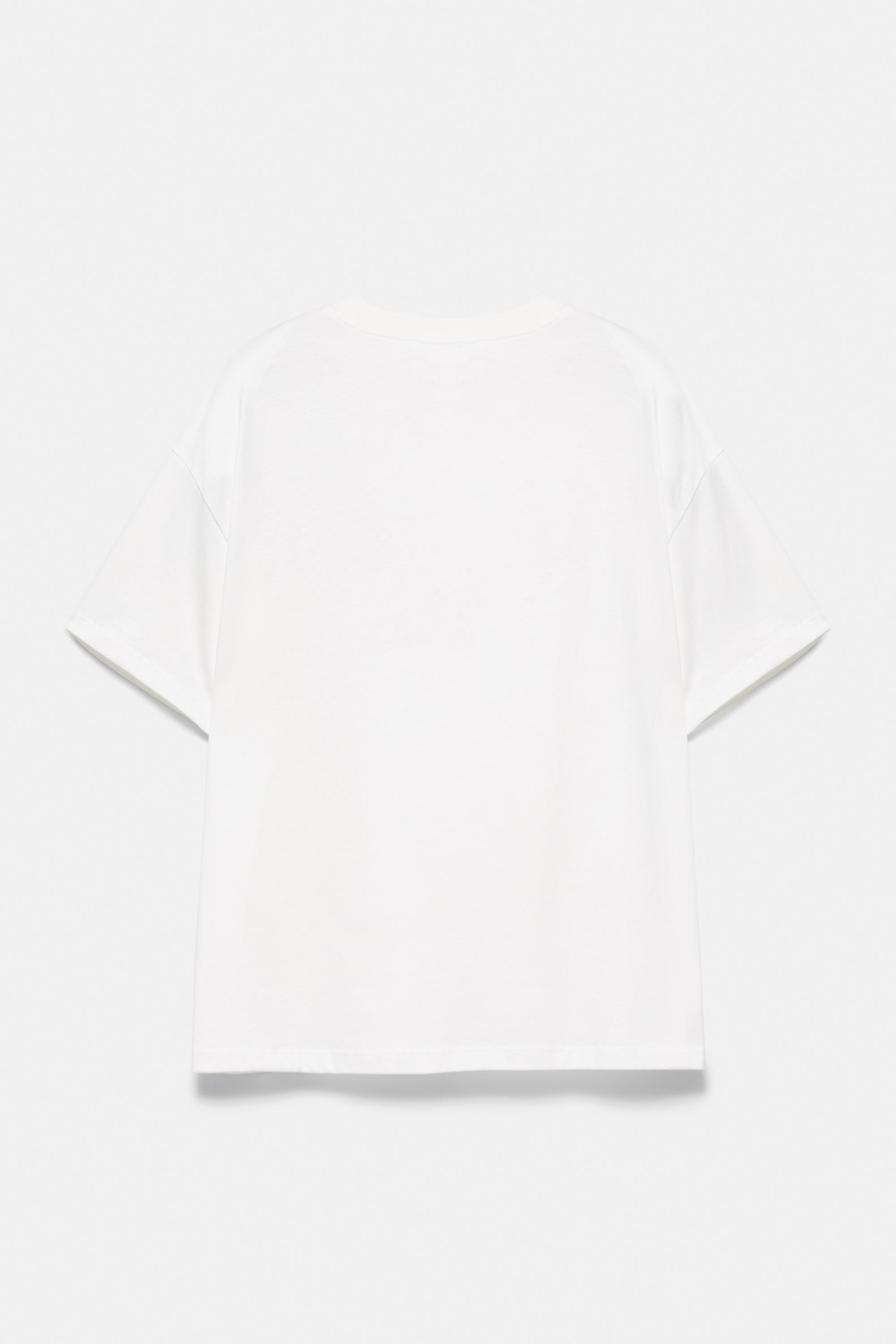 Text print oversize T-shirt — Ice