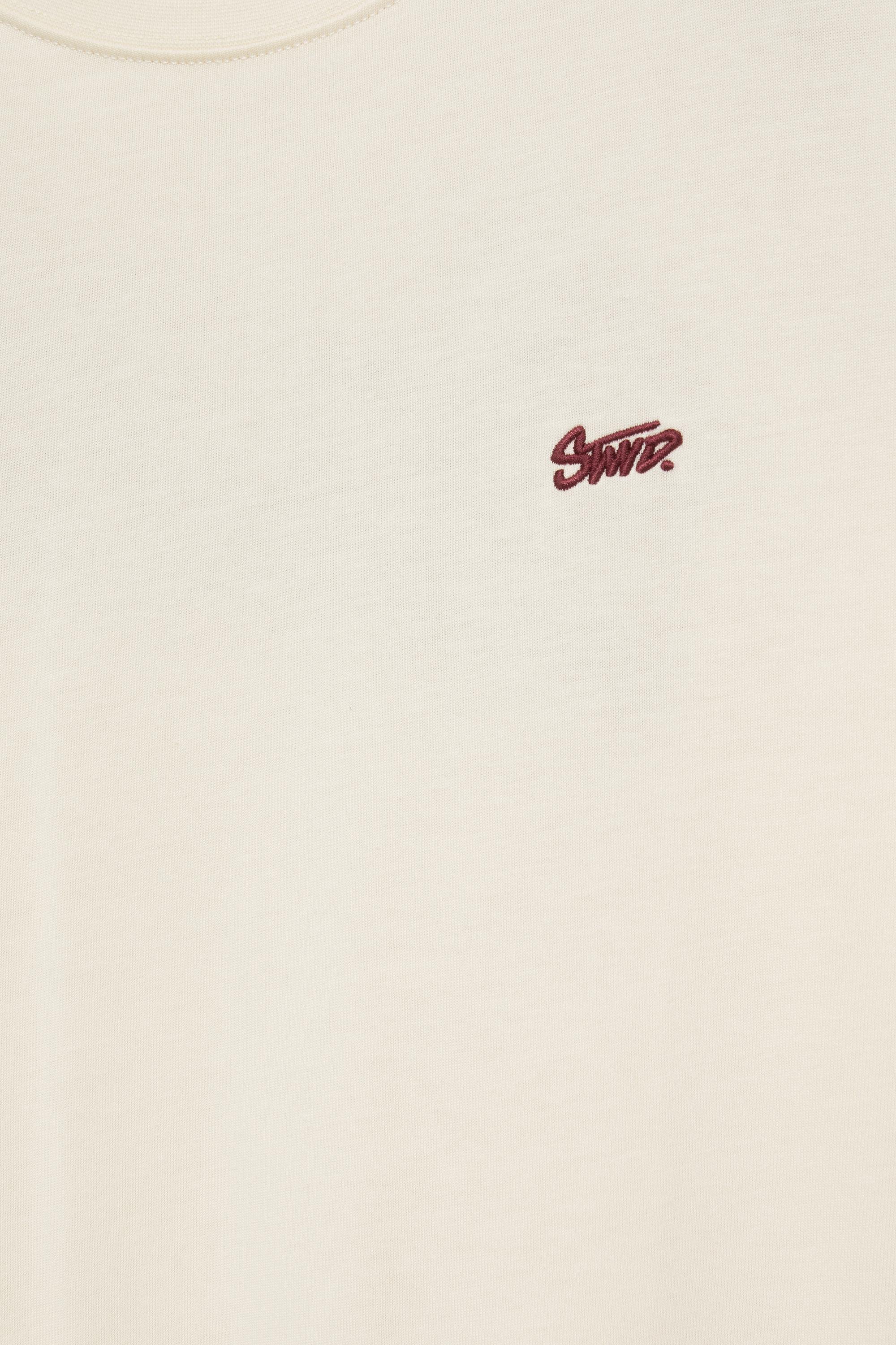 Boxy STWD logo T-shirt — Ecru
