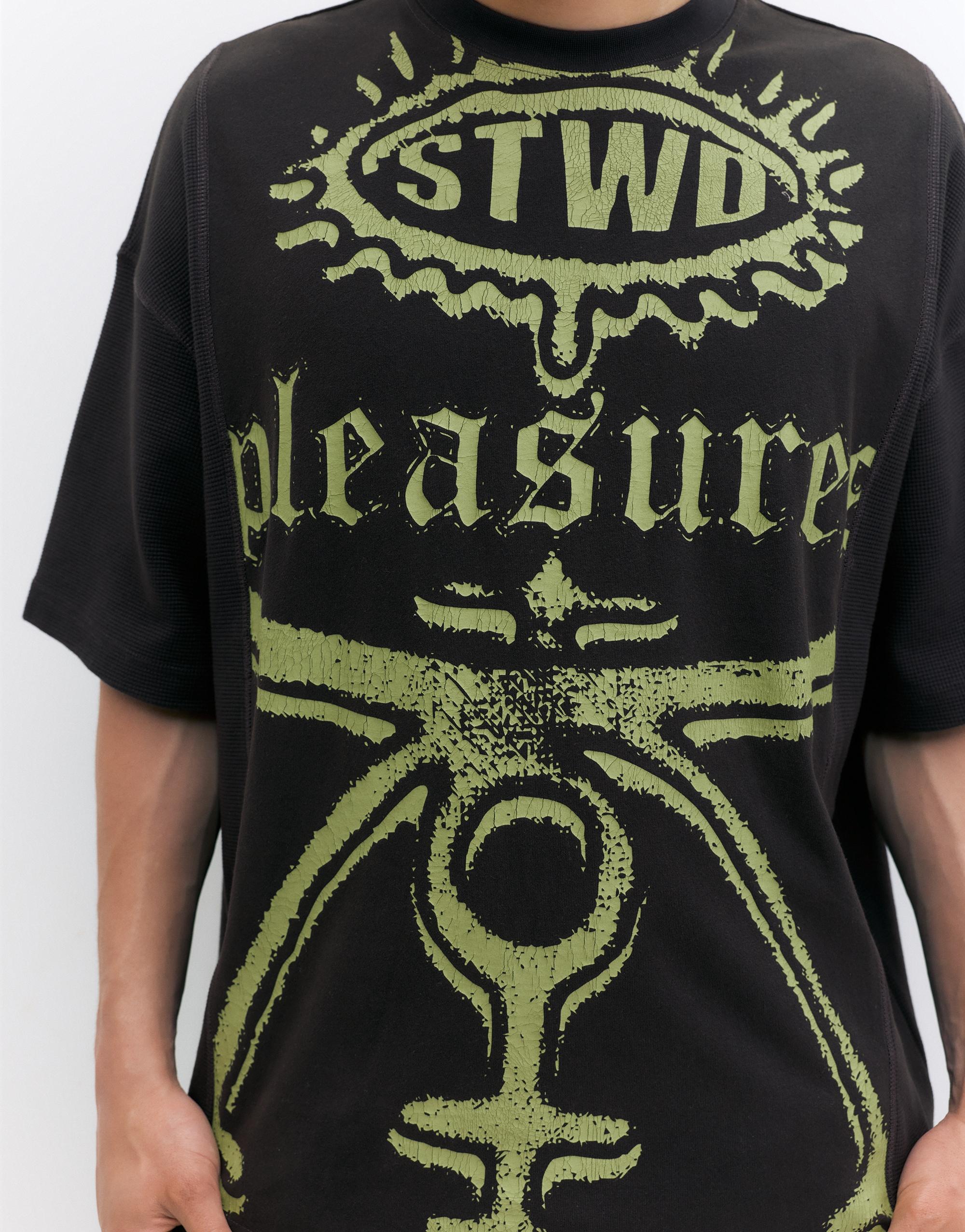 Pleasures x STWD T-shirt — Black