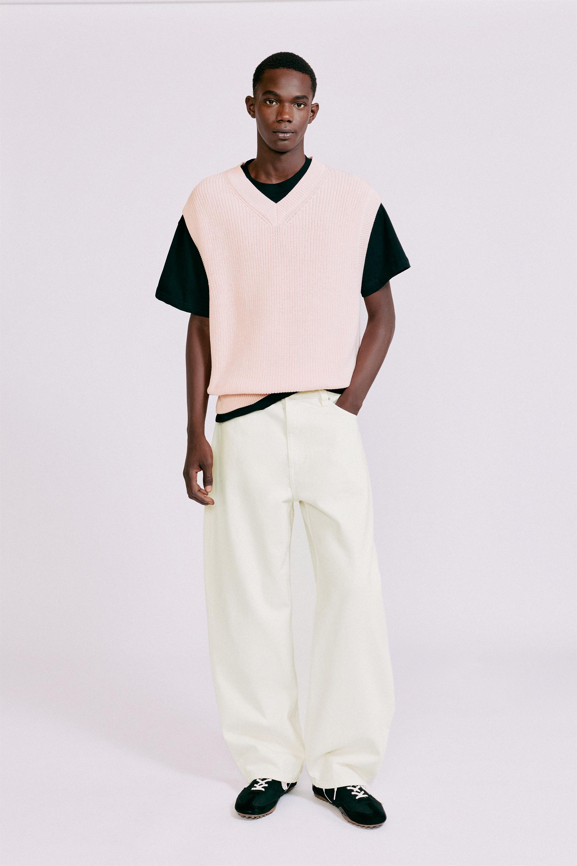Baggy balloon jeans — White