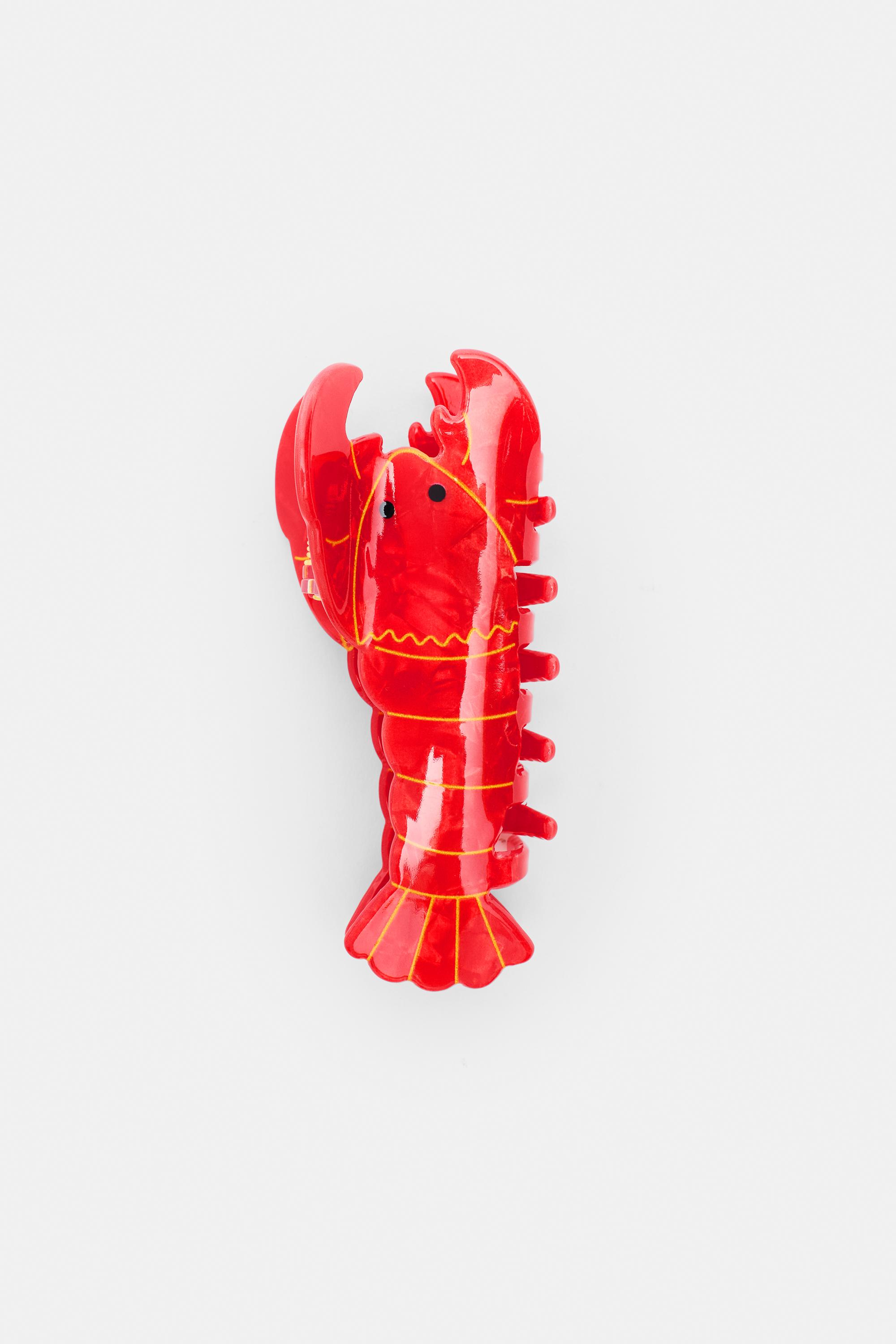 Pleasures x STWD lobster hair clip — Red