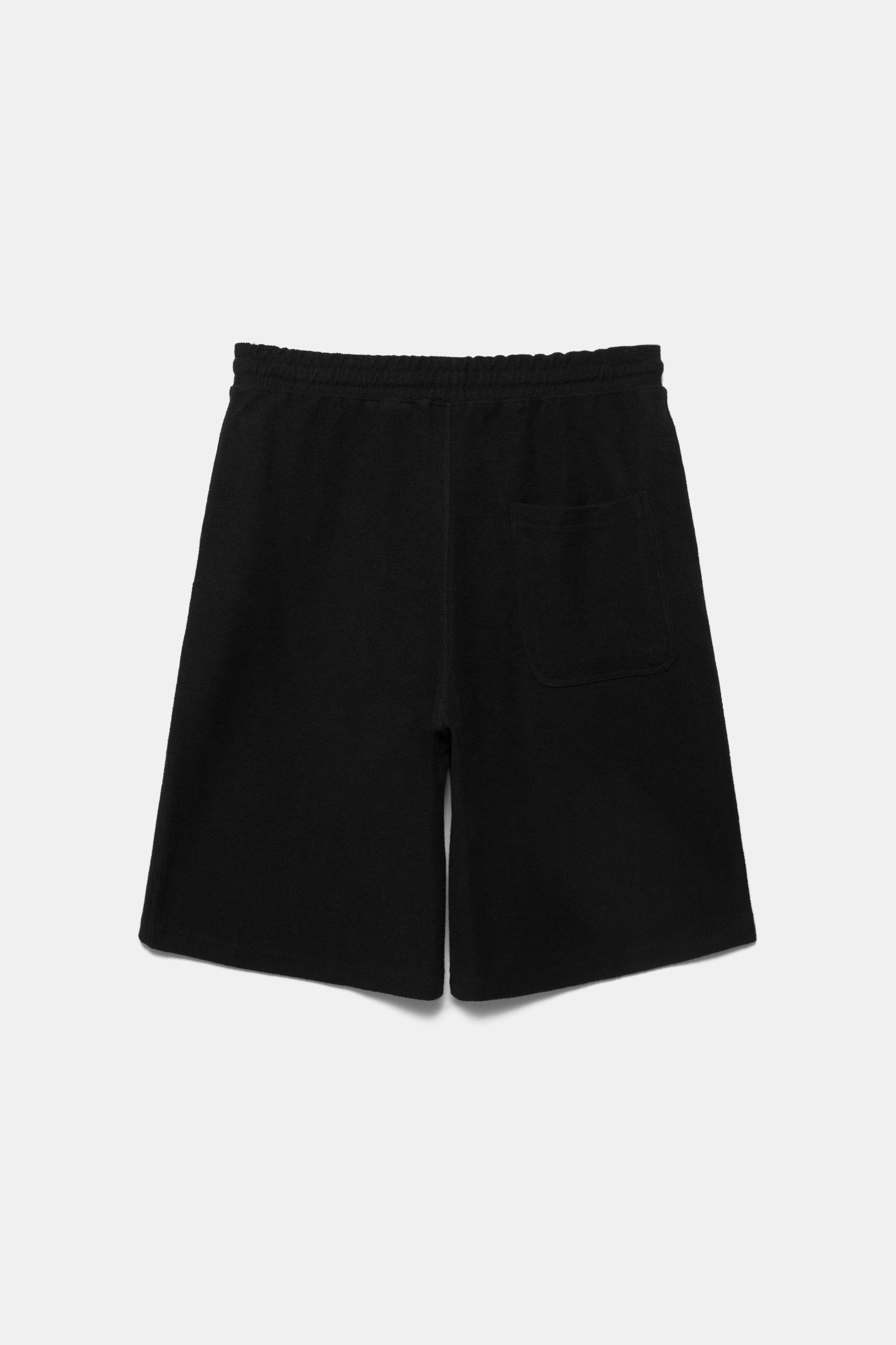 STWD skater jogger Bermuda shorts — Black