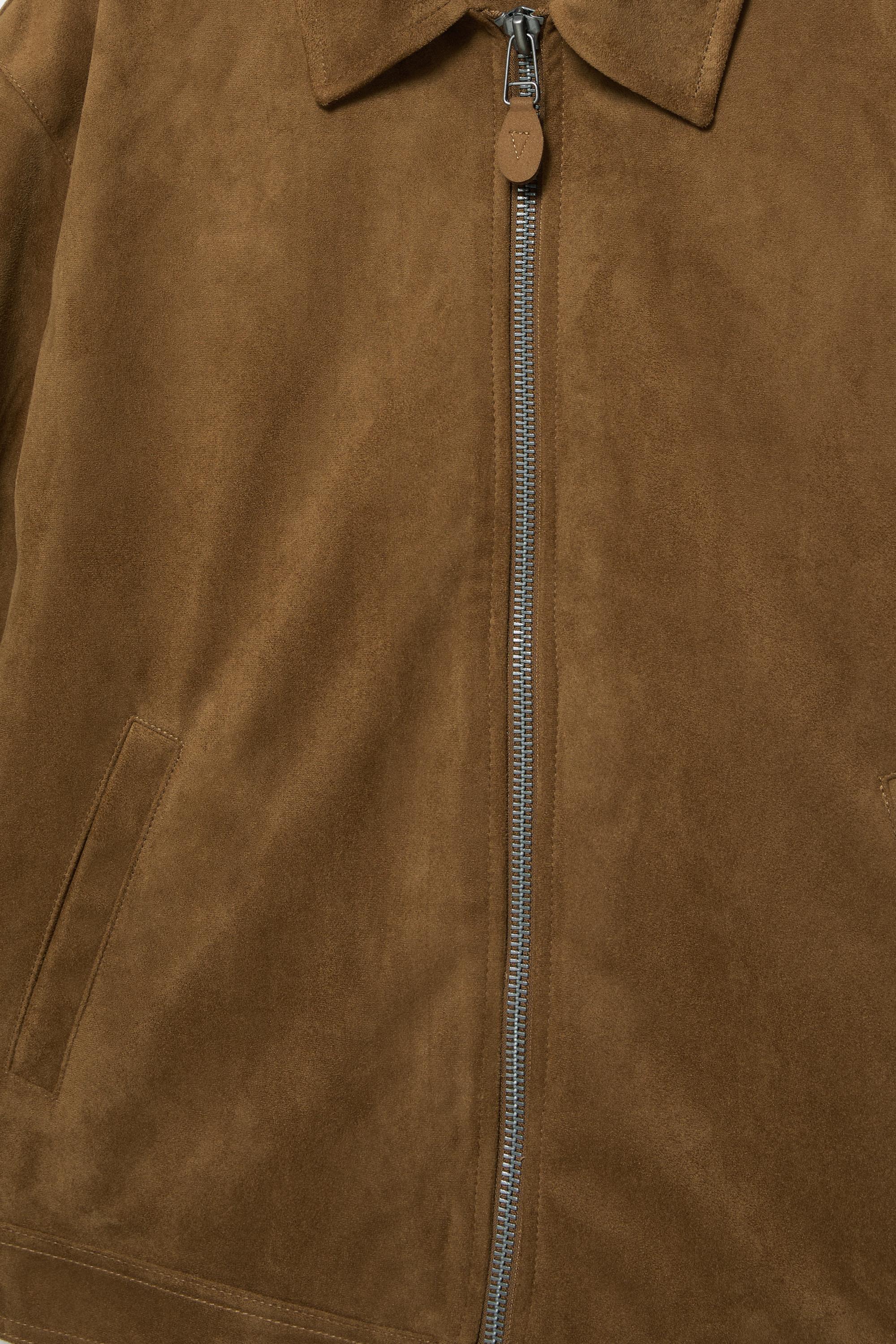 Suni süet ceket - Görsel 32