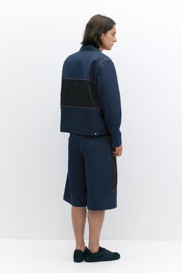 Pleasures x STWD panelled jacket — Dark navy 4