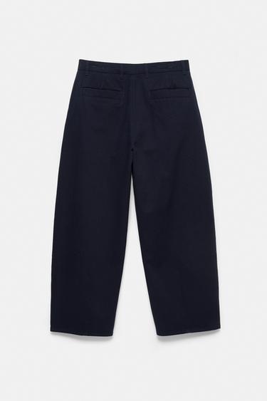Baggy darted chinos — Navy 8