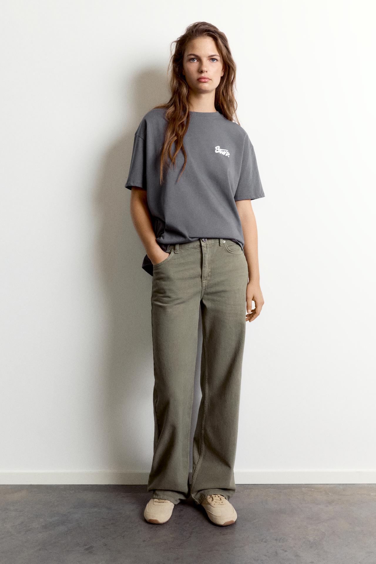 STWD flower graphic T-shirt — Grey