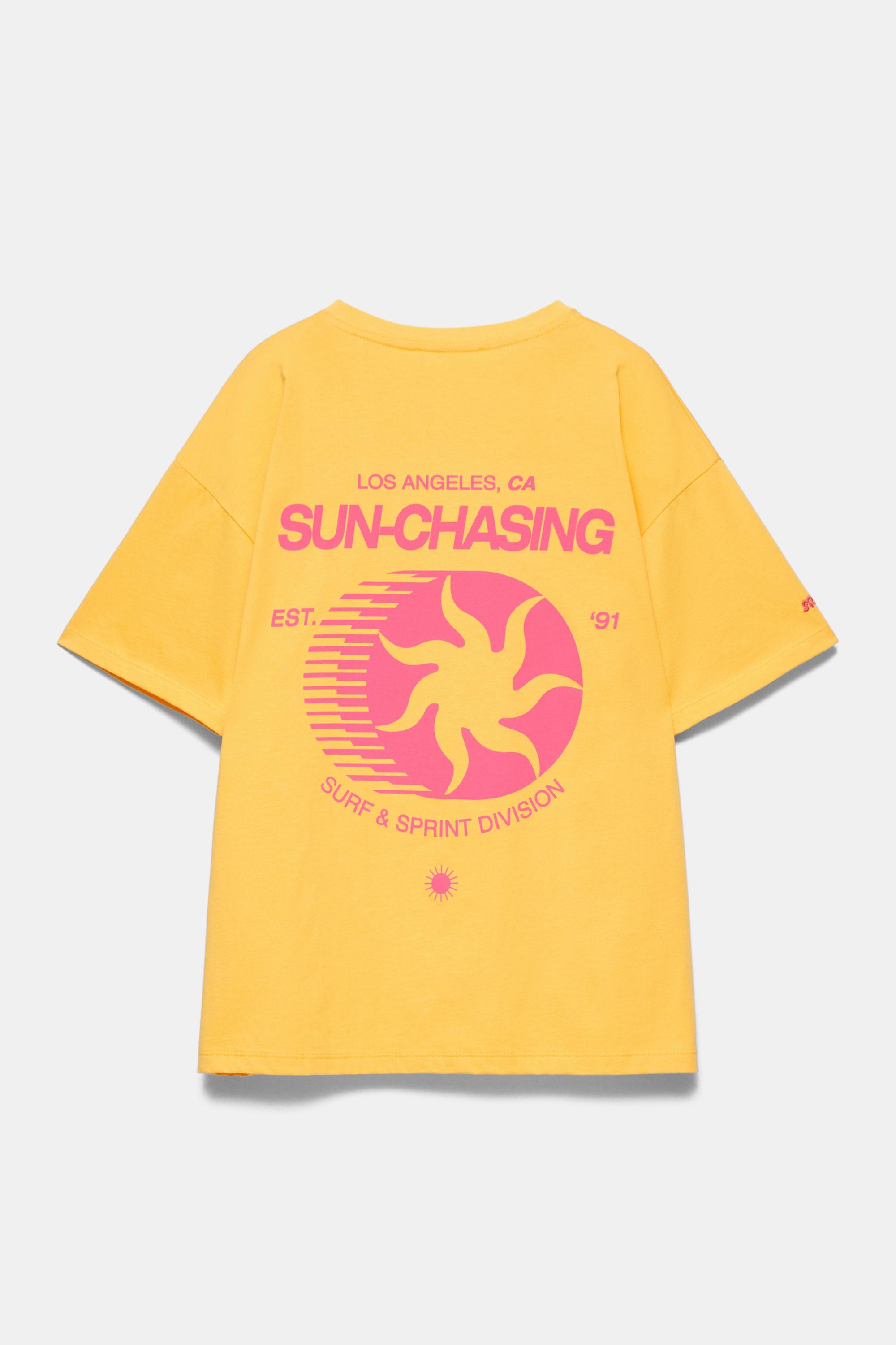 Güneş grafik baskılı t-shirt - Görsel 2