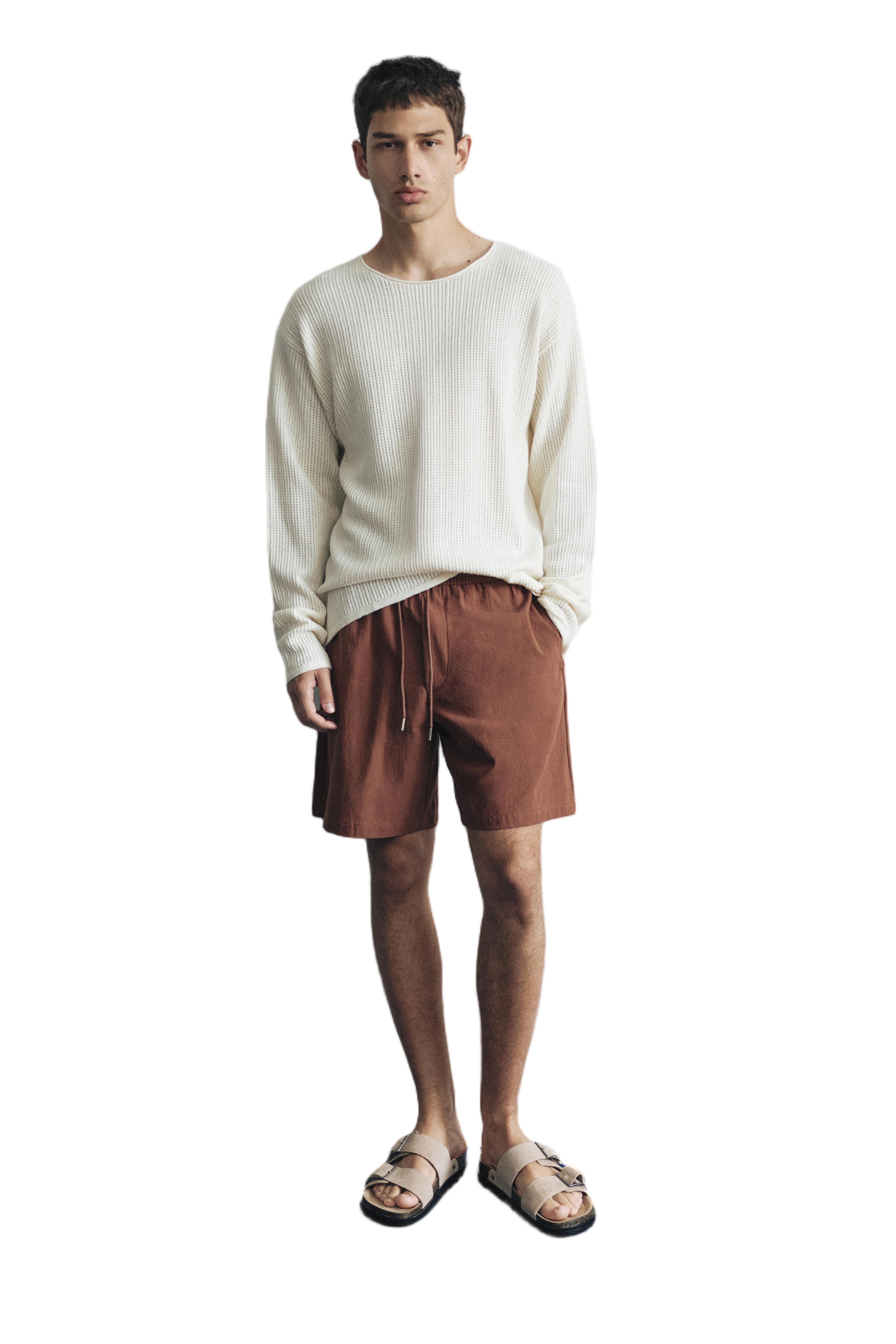 Cutwork knit jumper — Off white