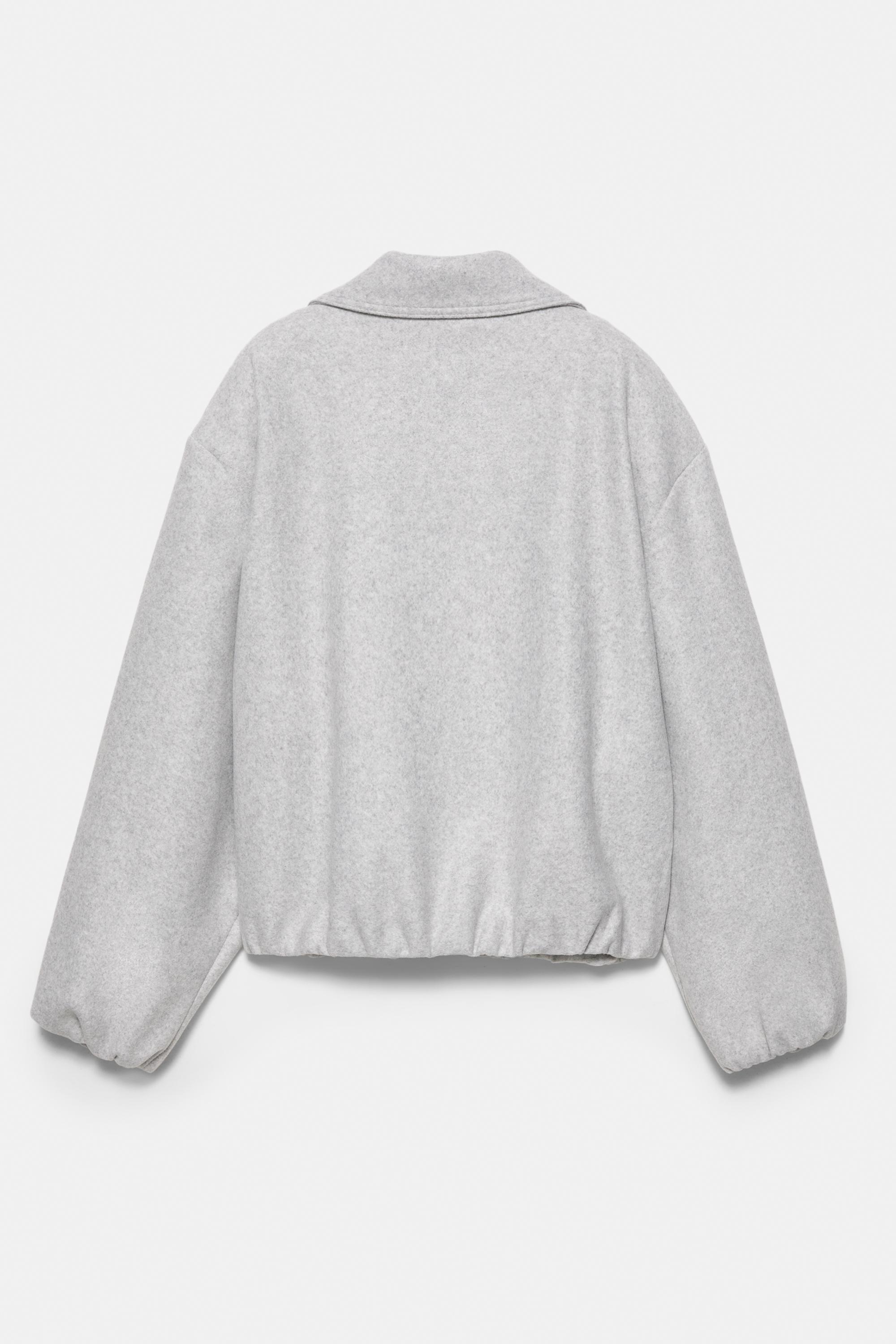 Yumuşak kumaş balon ceket - Görsel 33