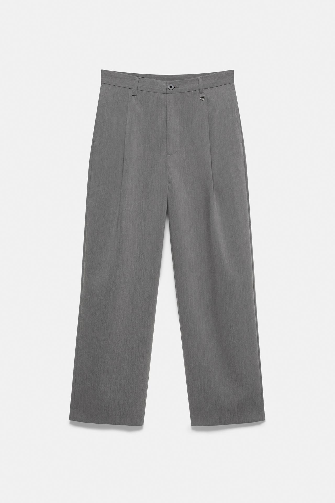 Tailored darted trousers — Grey