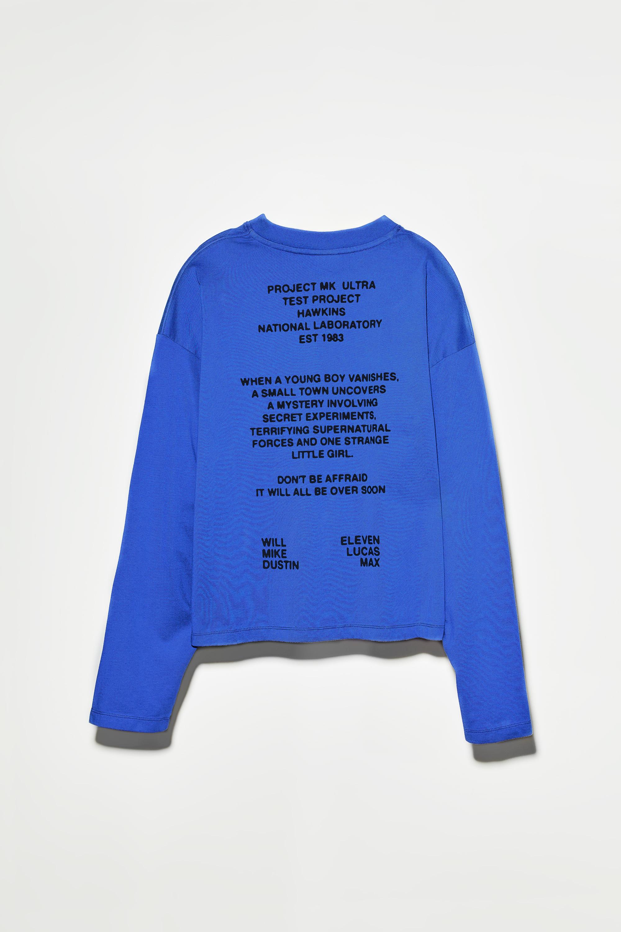 Mavi Stranger Things tişört - Görsel 19