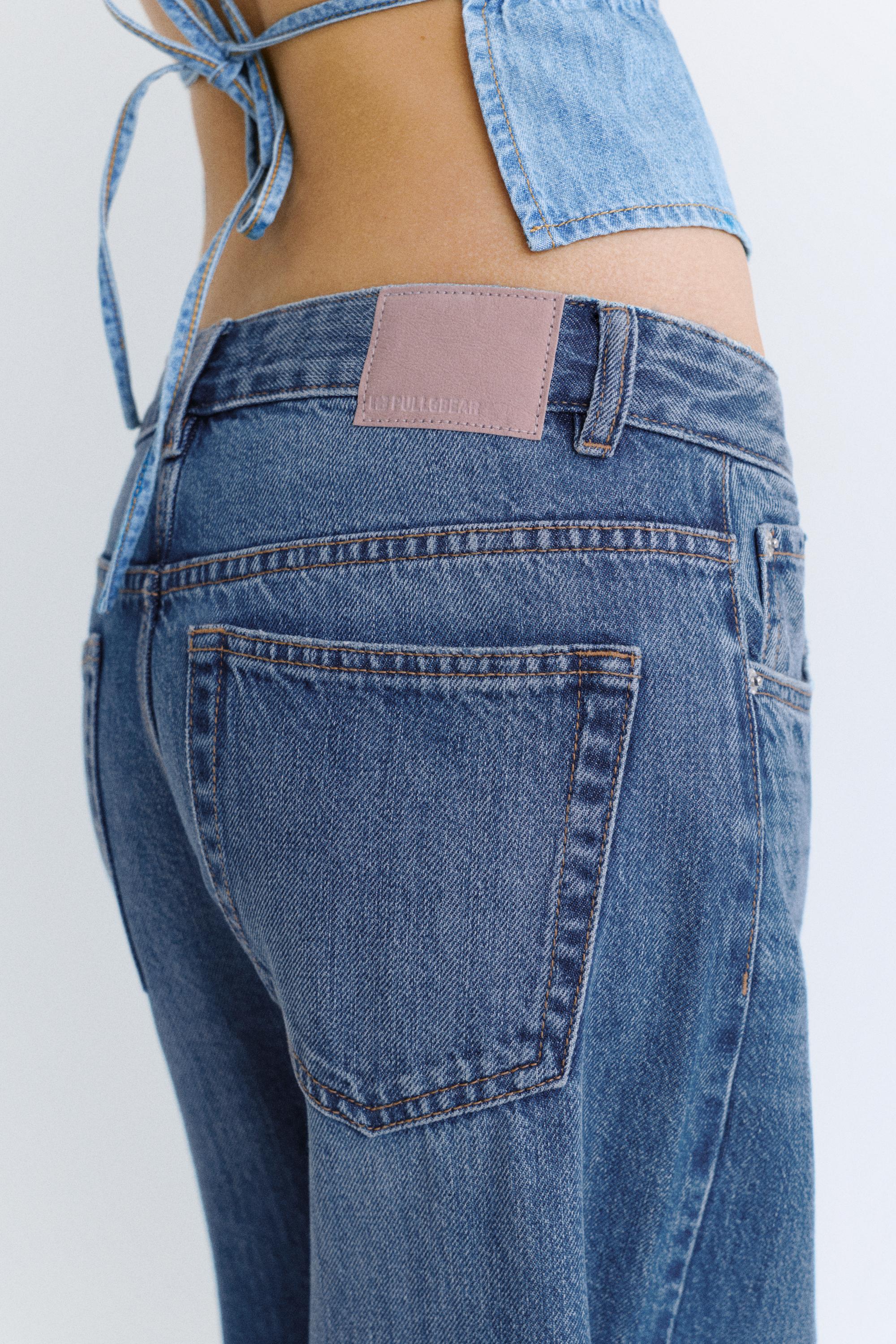 Oversize baggy jeans — Deep blue