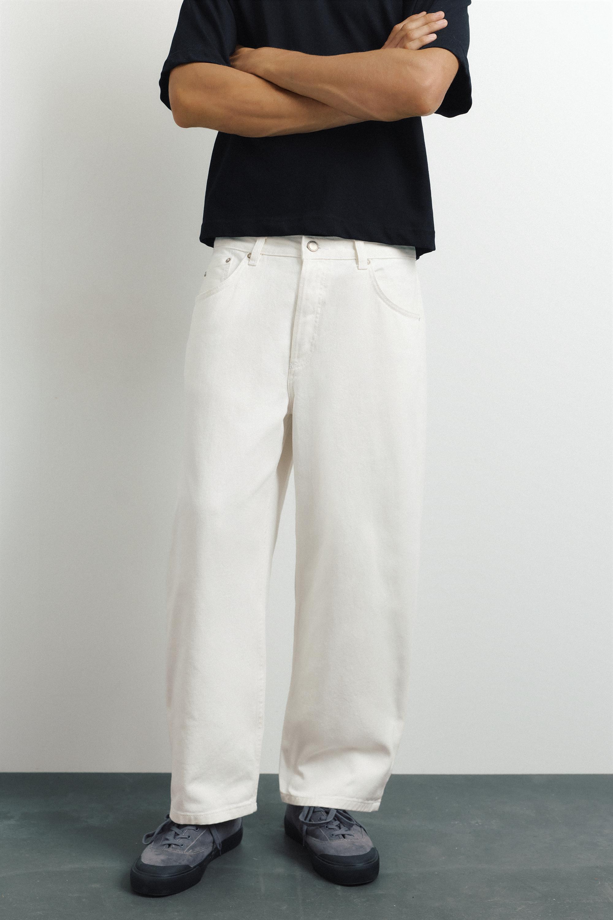 Tapered jeans — White