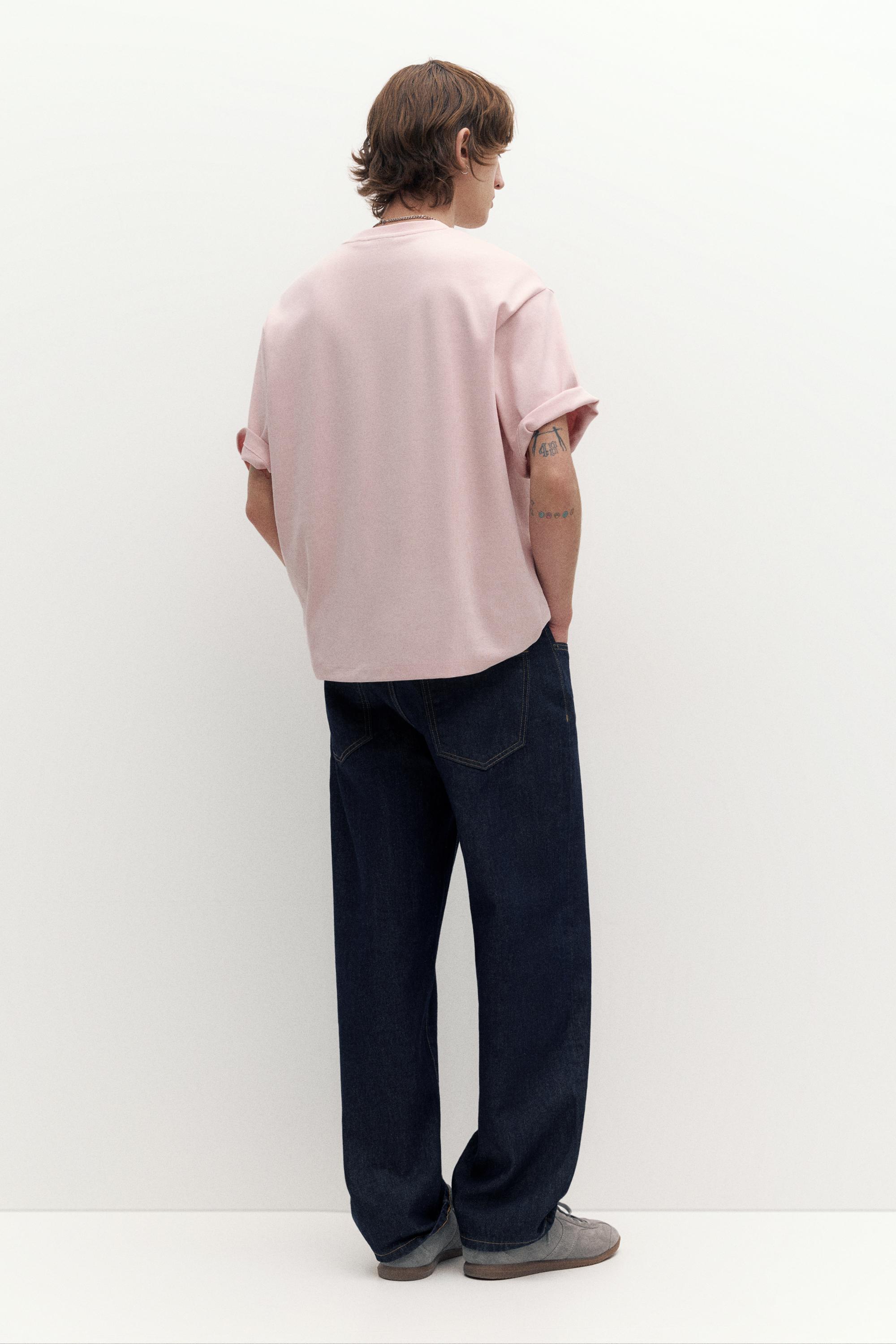 Boxy T-shirt — Pink