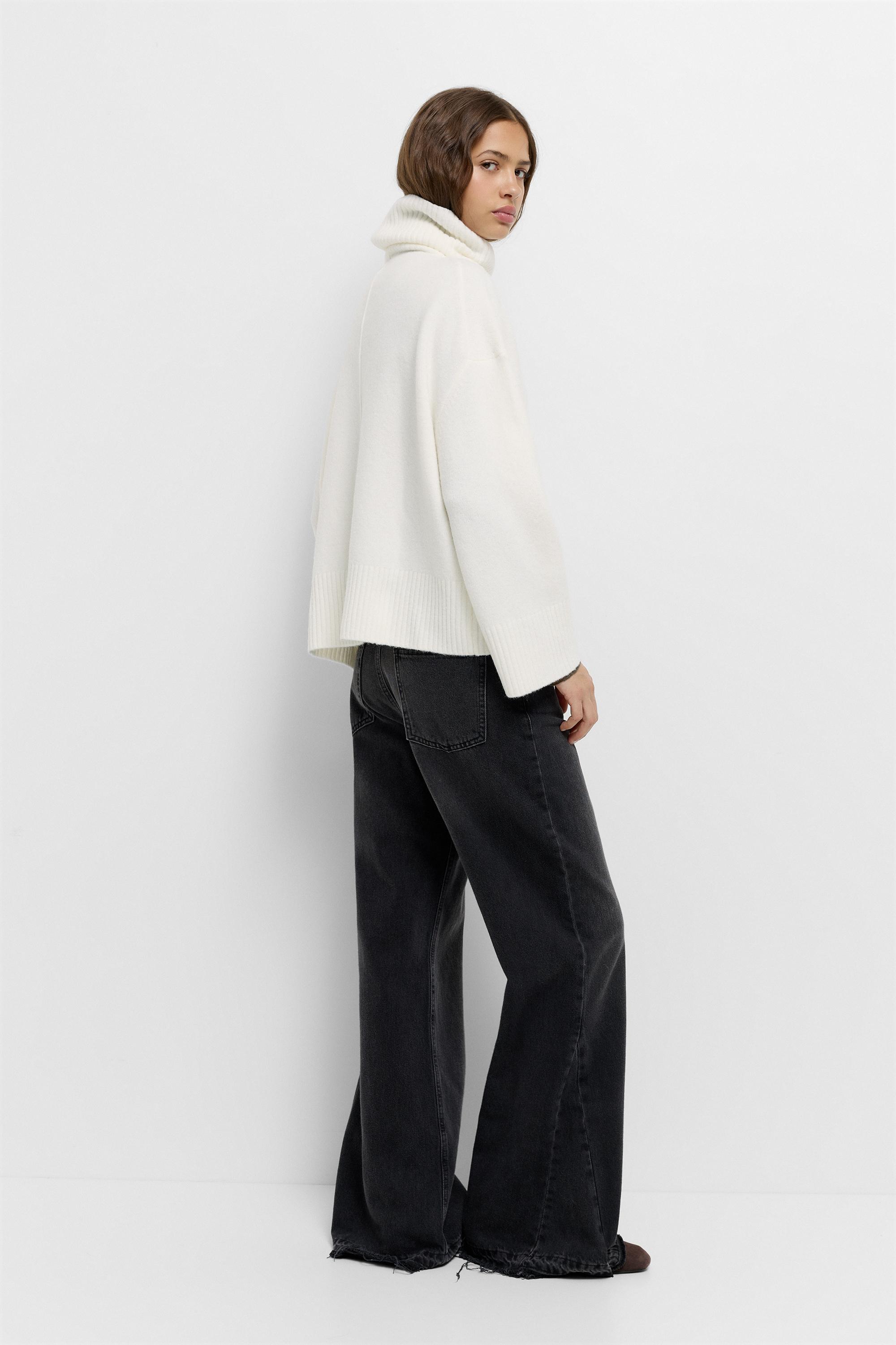 Yumuşak dik yaka kazak - Görsel 56