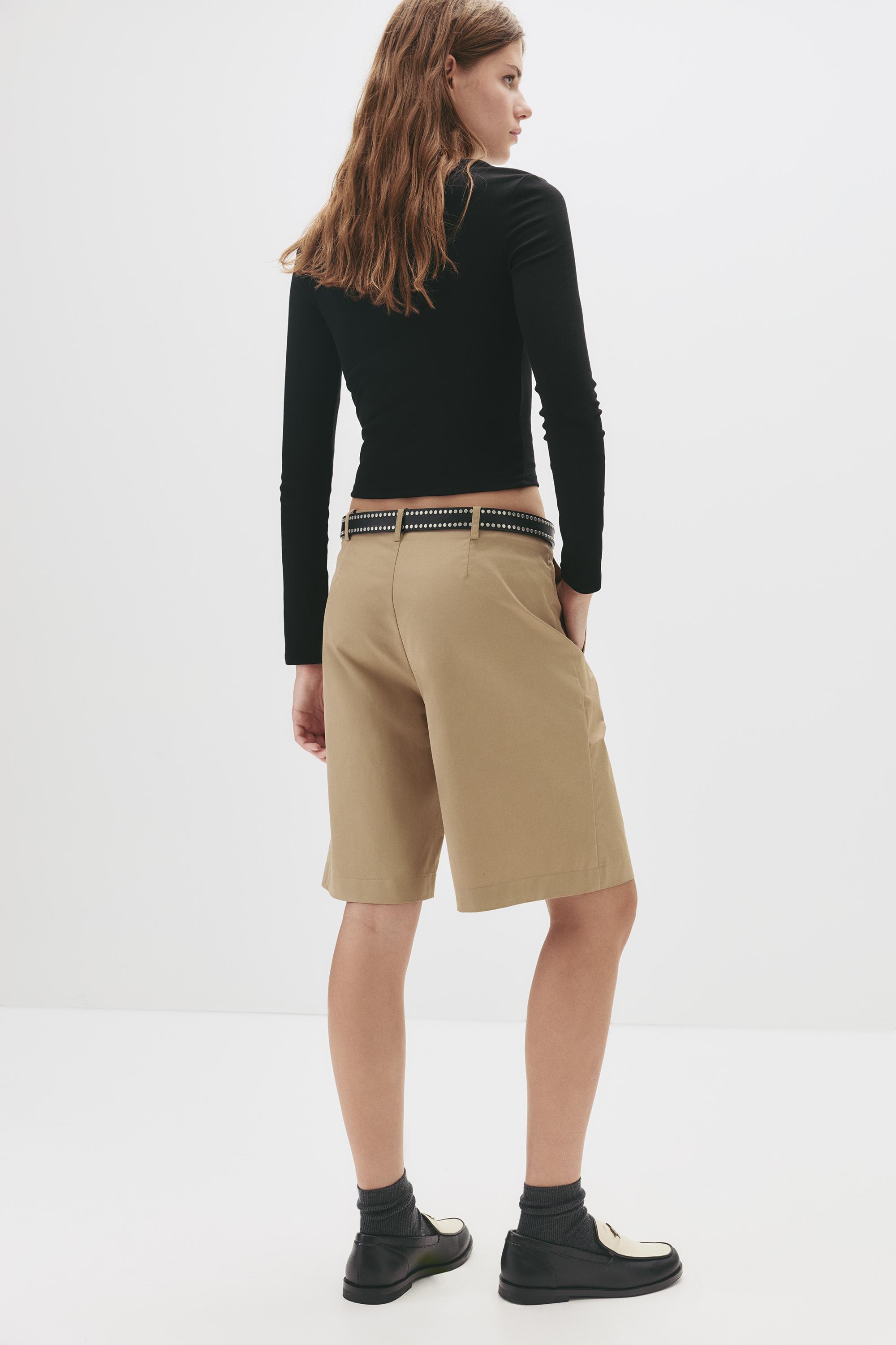 Vücuda oturan uzun kollu t-shirt - Görsel 28