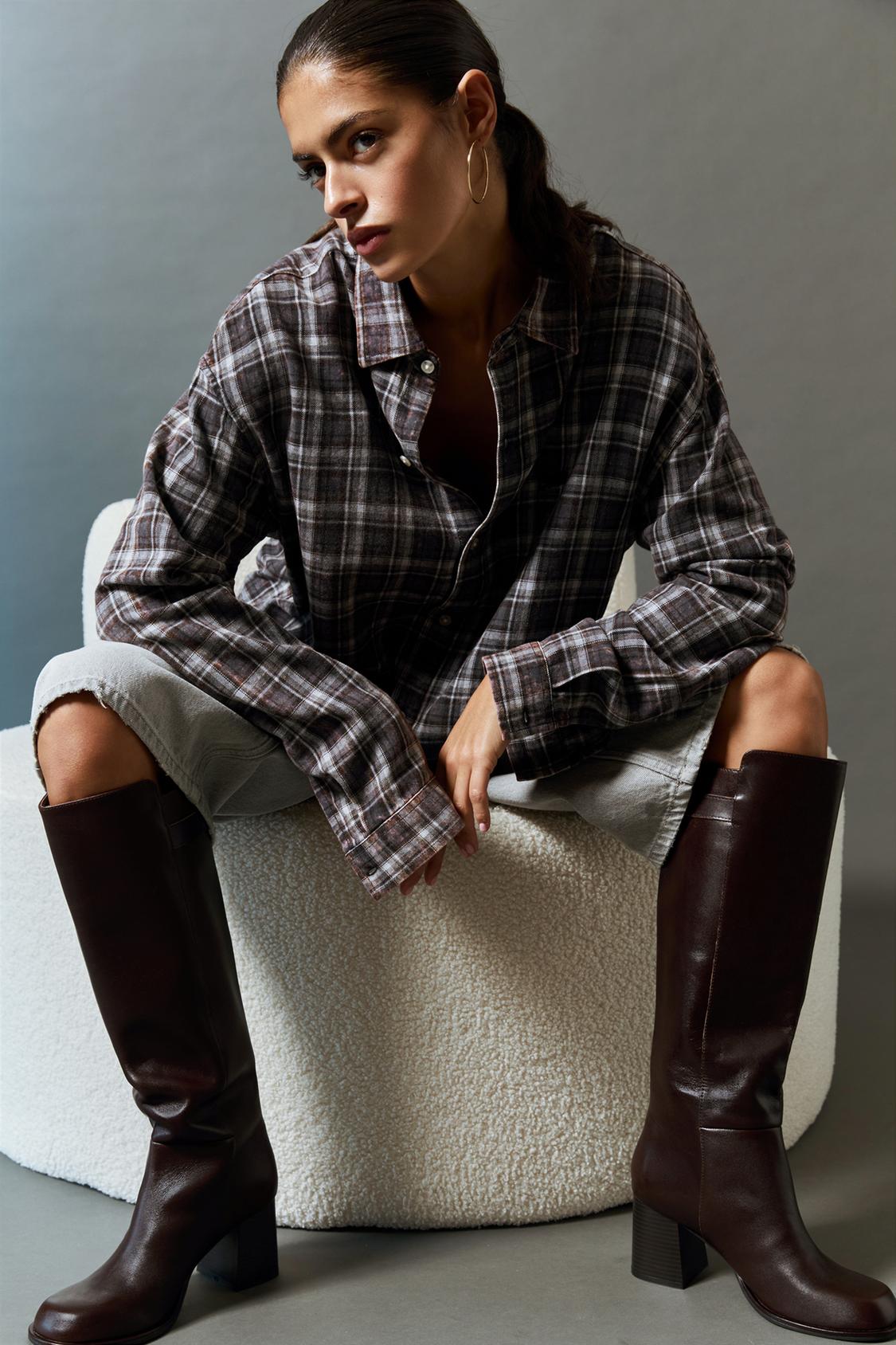 Stivali Alti Stivaletti Donna Pull And Bear Stivali Alti Con Tacco