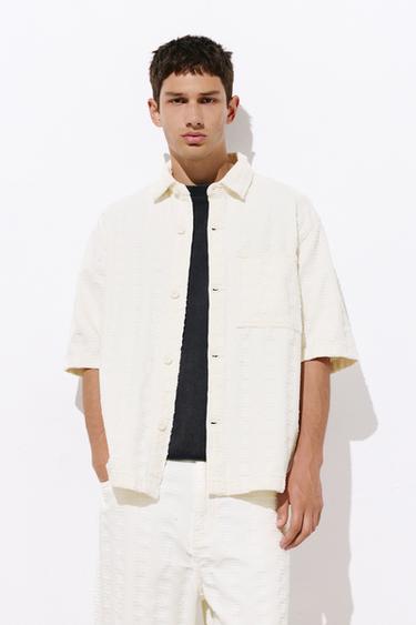 Jacquard shirt — Ecru 2