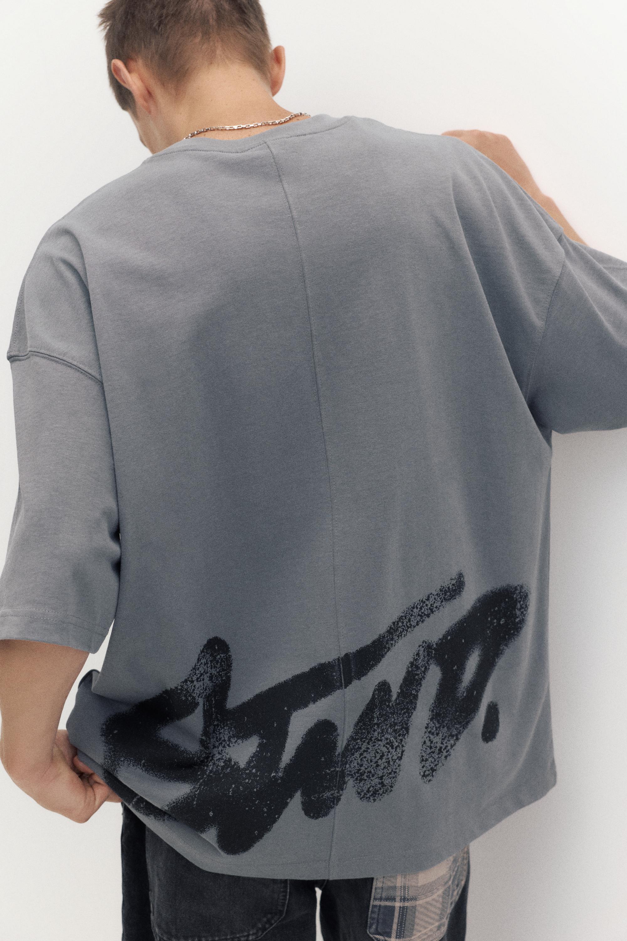 Oversize STWD T-shirt — Grey