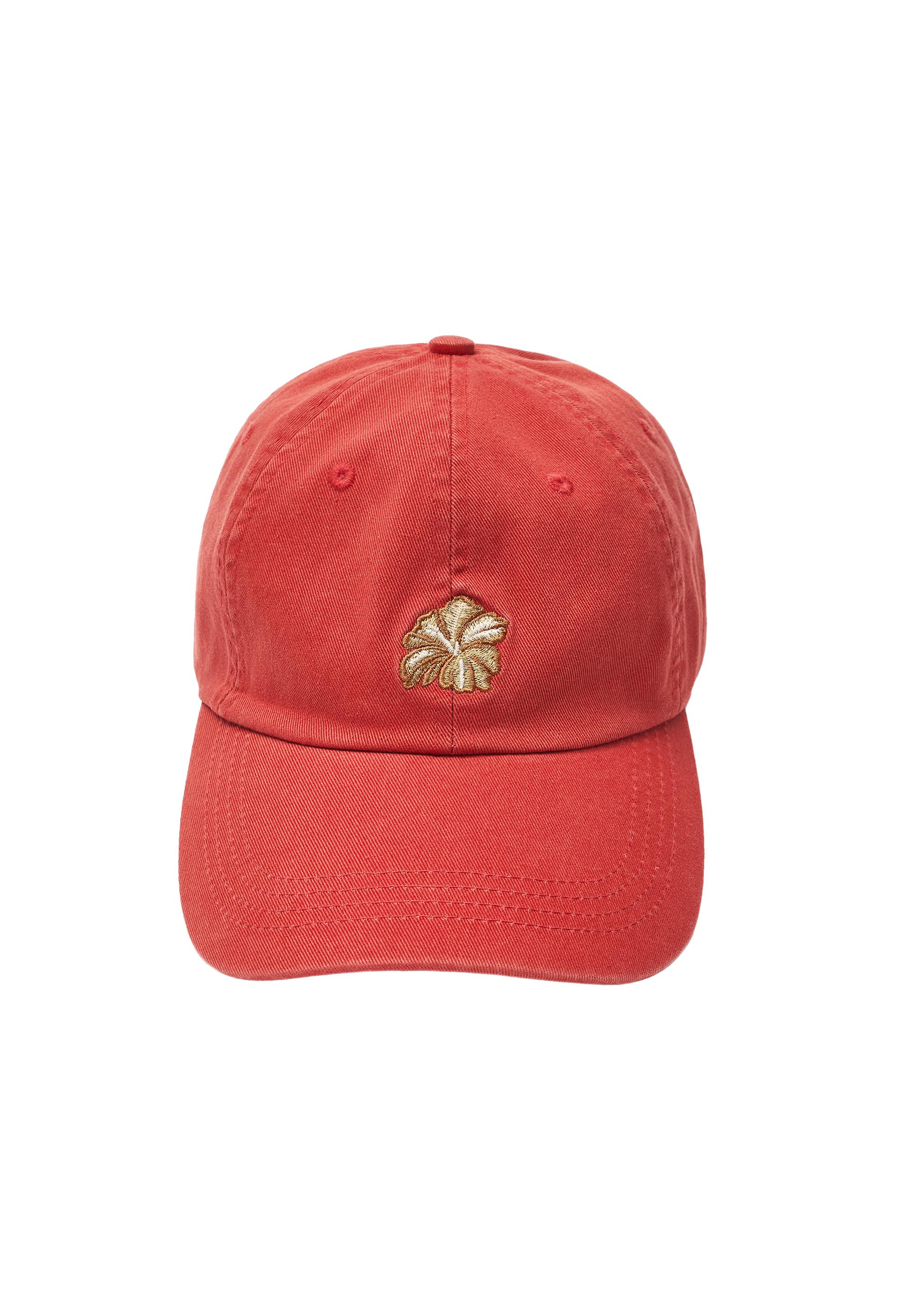 Hibiskus nakışlı şapka - Görsel 8