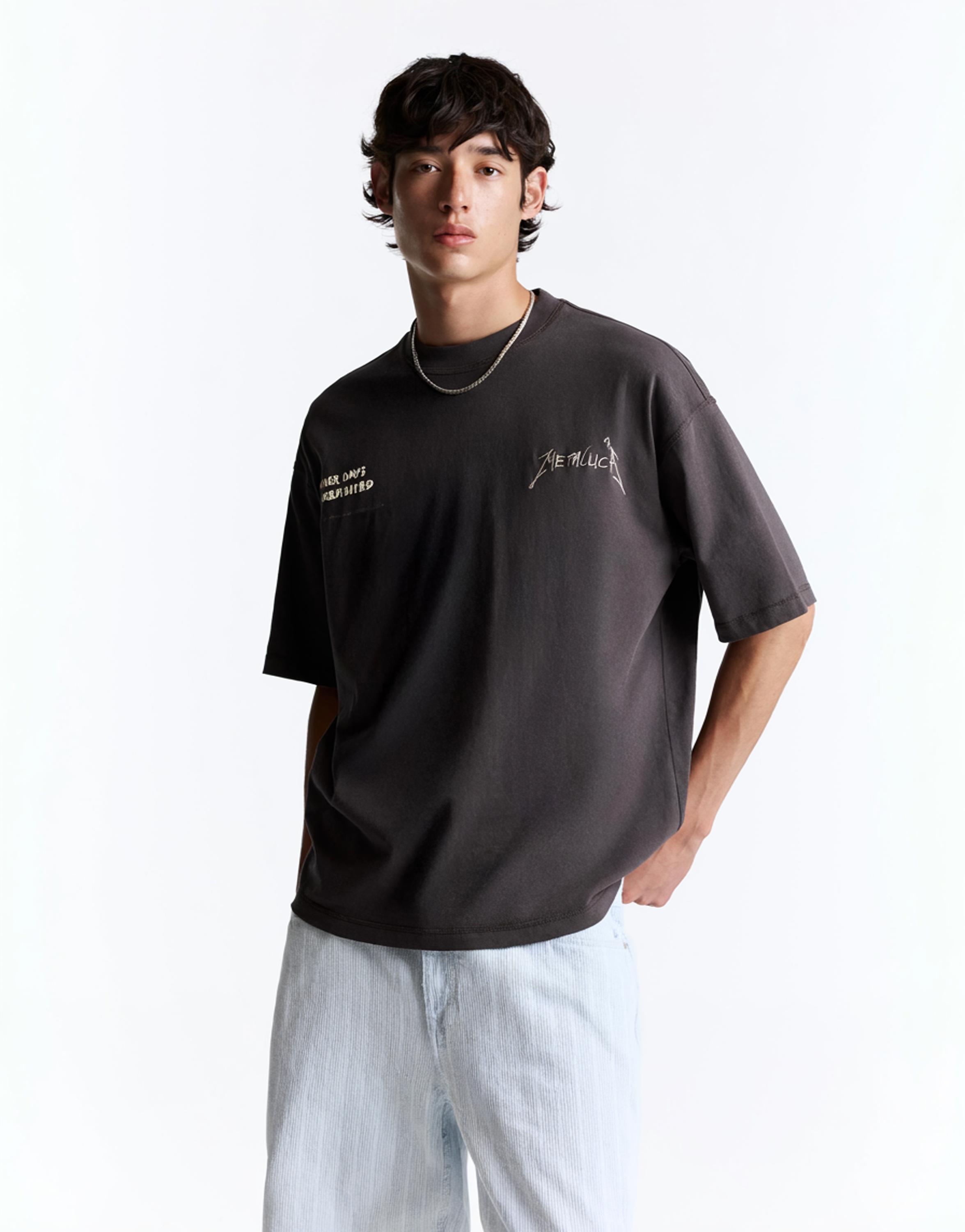 Metallica T-shirt — Anthracite grey