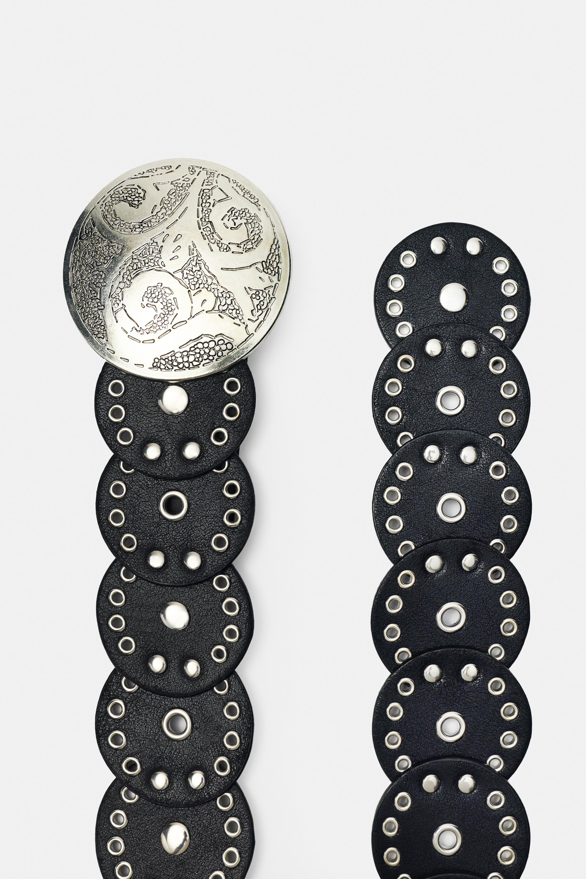 Halkalı suni deri kemer - Görsel 4