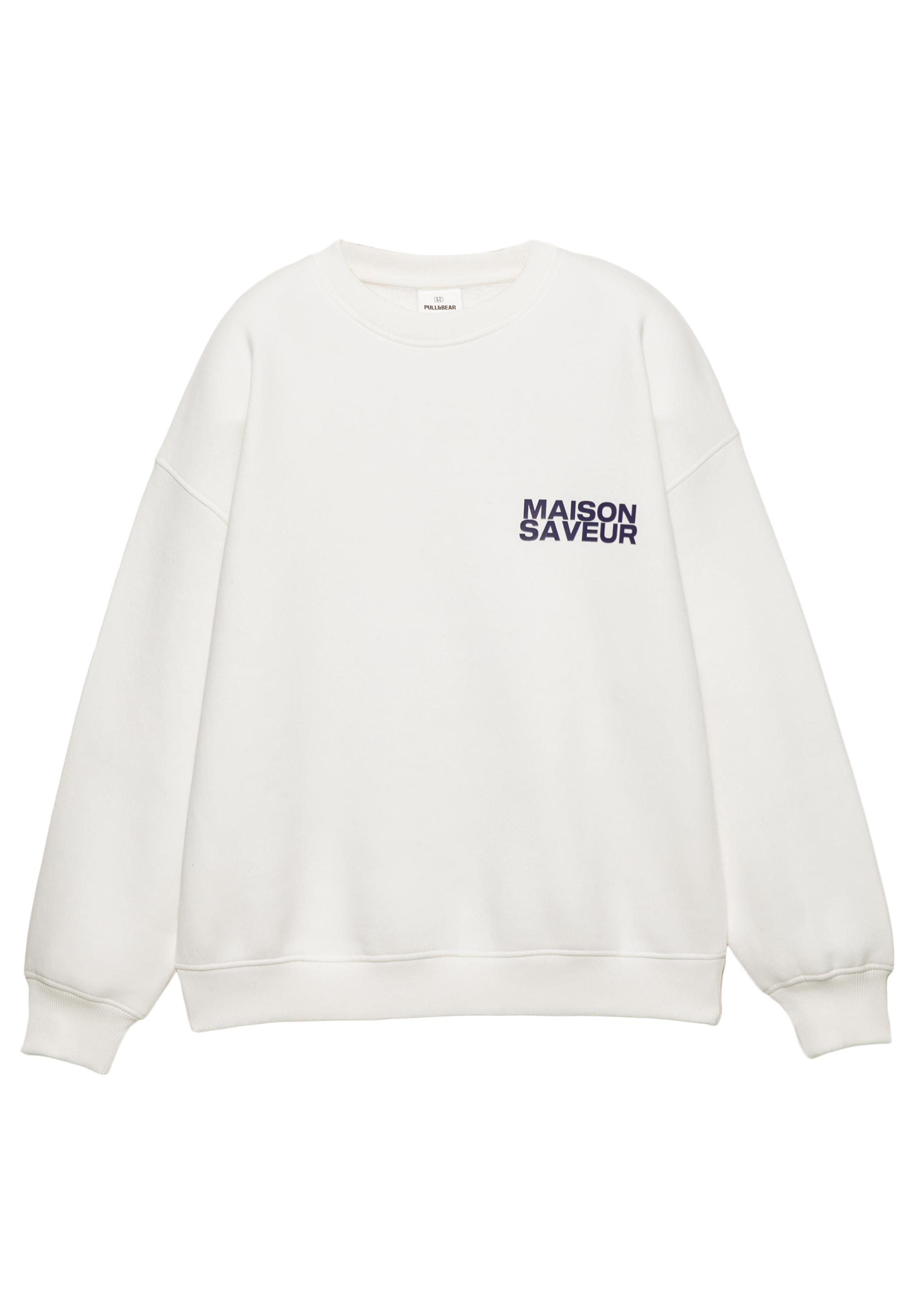 Profiterole graphic sweatshirt — Ice