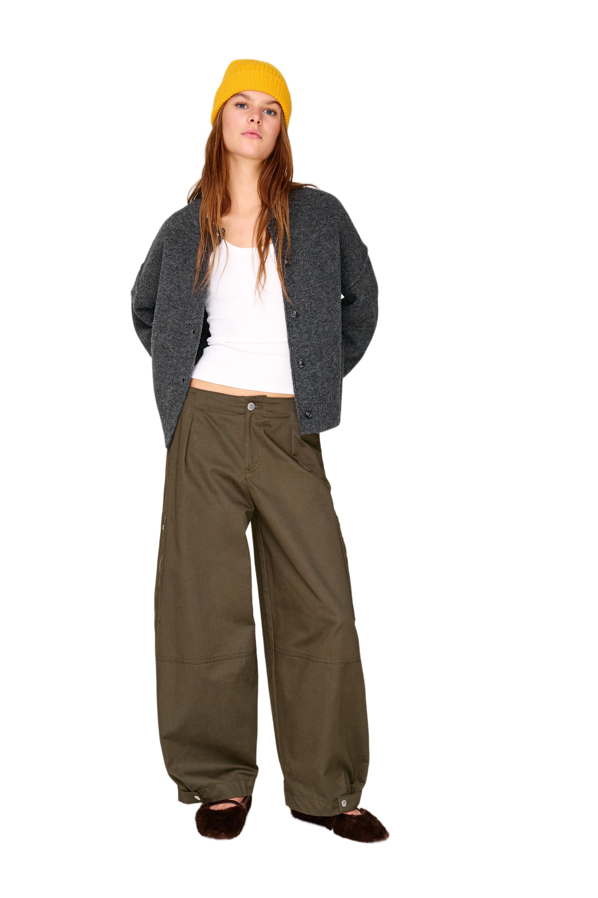 Soft knit cardigan — Anthracite grey