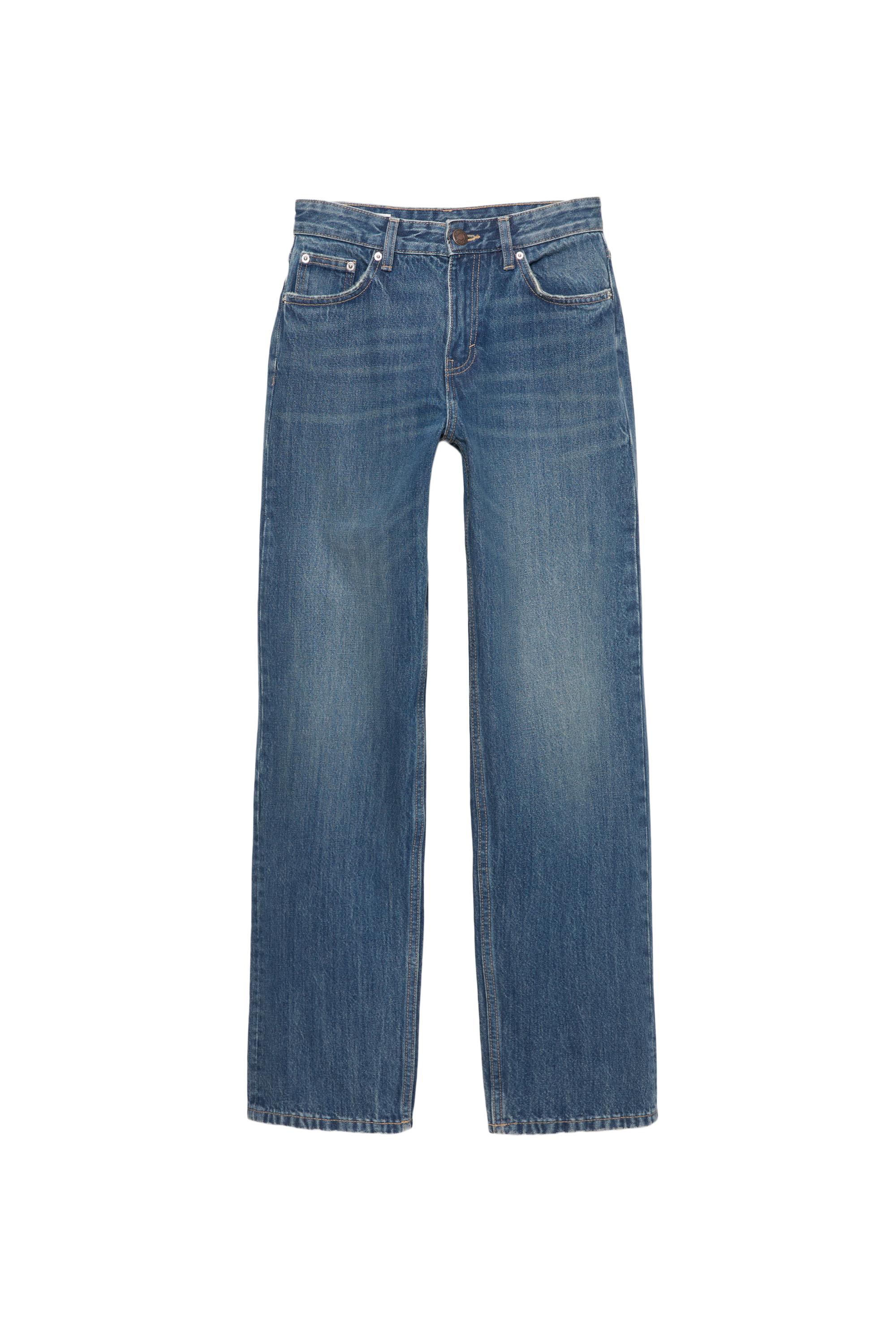 Orta bel straight fit jean - Görsel 11