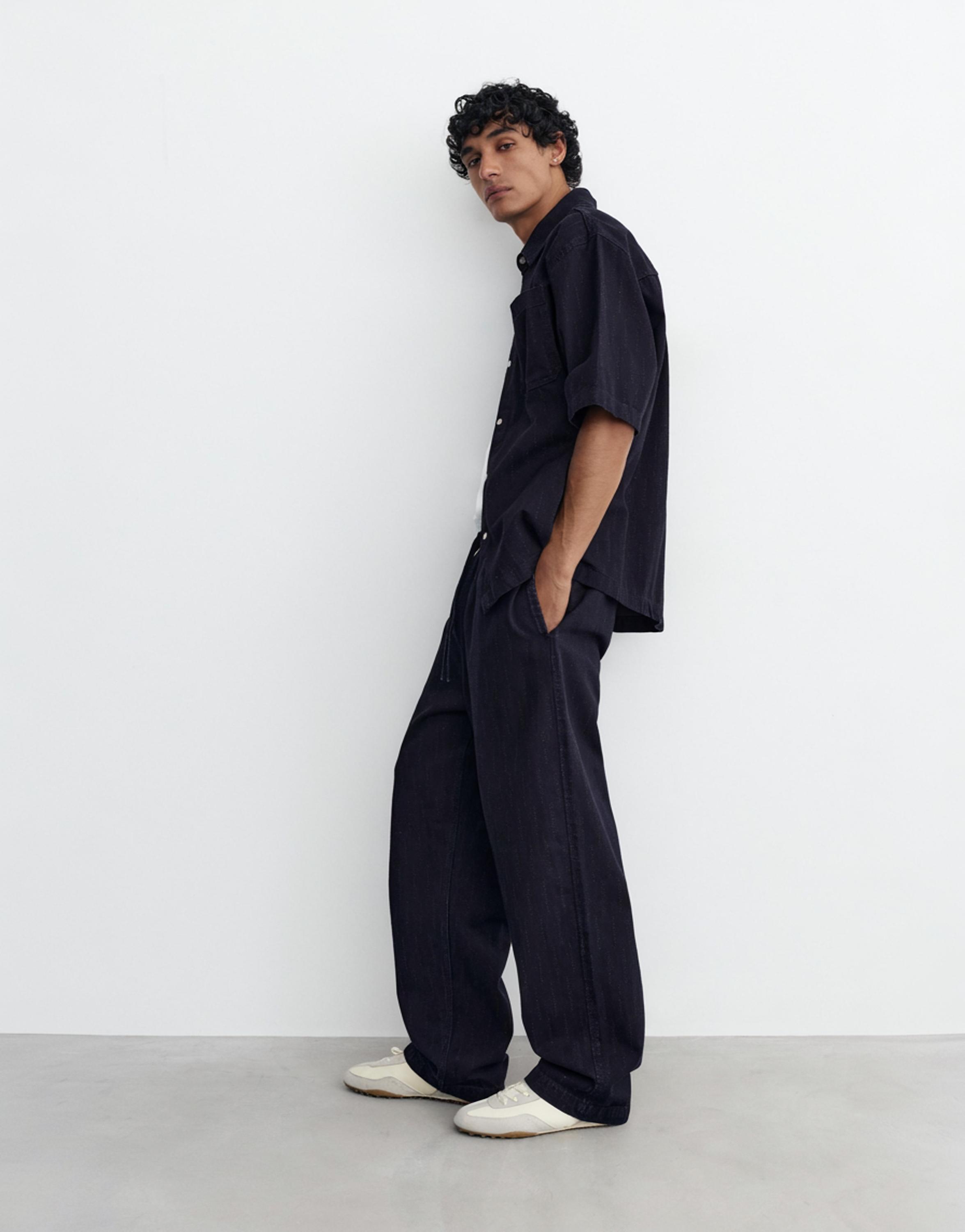 Baggy jogger jeans — Navy